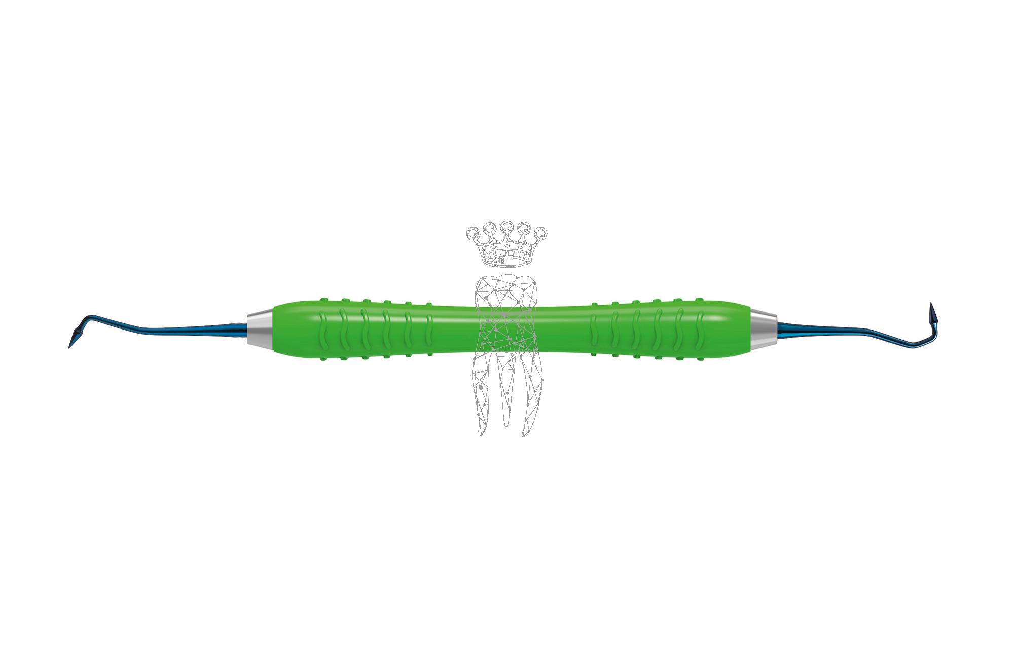 Kegel spitz Kontrawinkel Ø1.6mm/Ø1.6mm PolyFill Colori-Silicon BlackPlasma