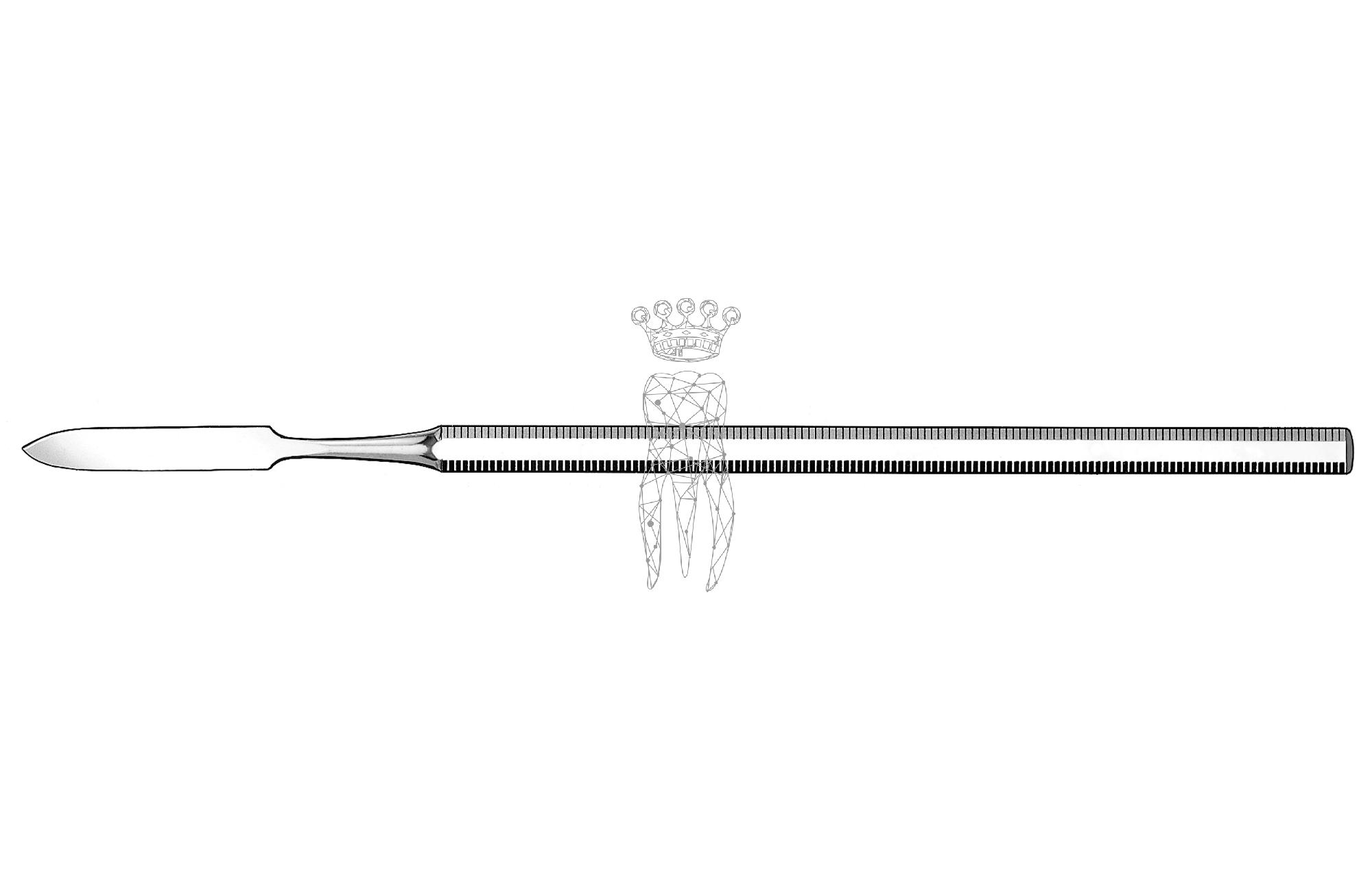 Zementspatel einendig 5.2mm
