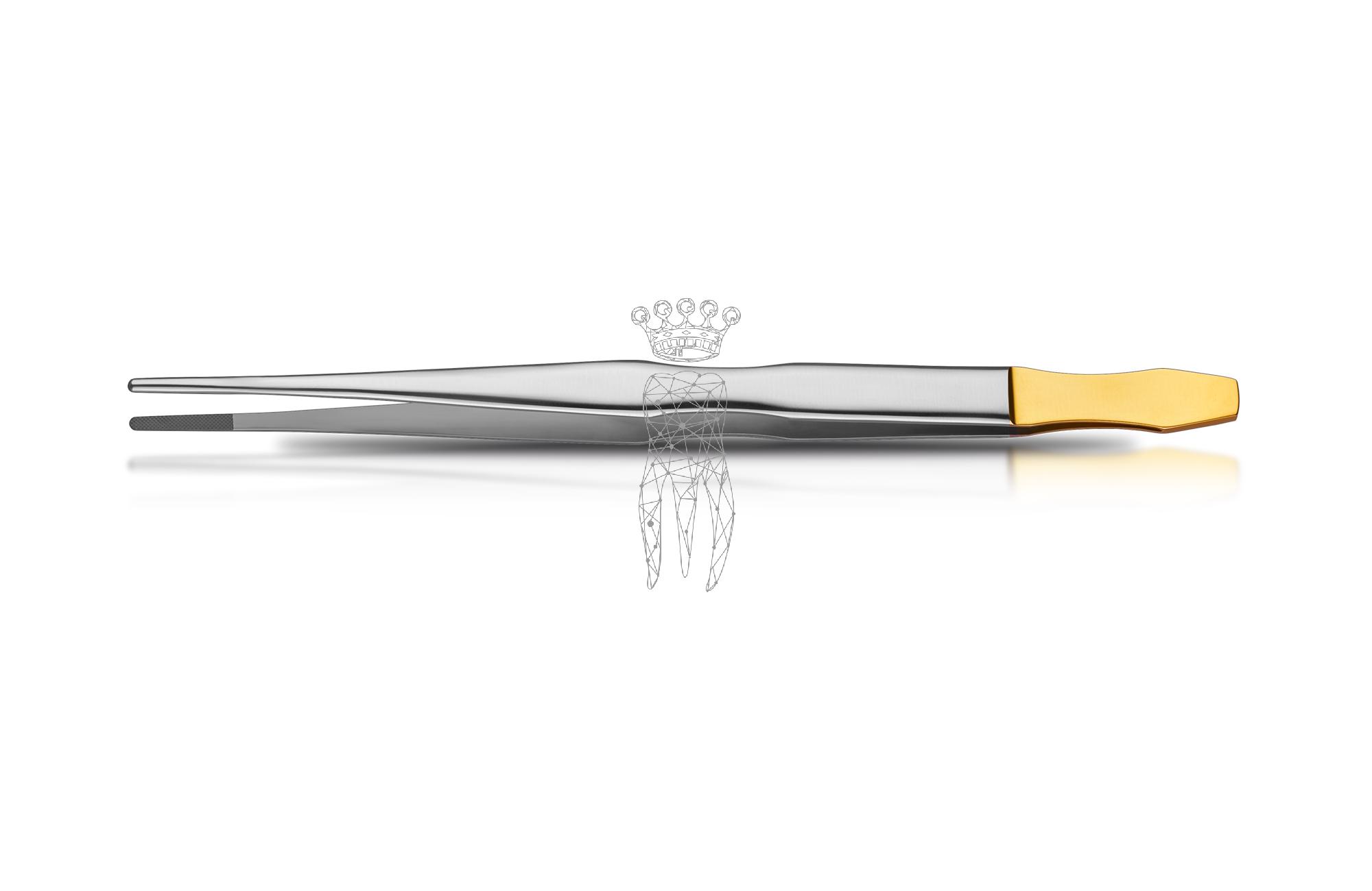 Pinzette anatom. GENERAL 2.0mm TC 16cm LiquidSteel