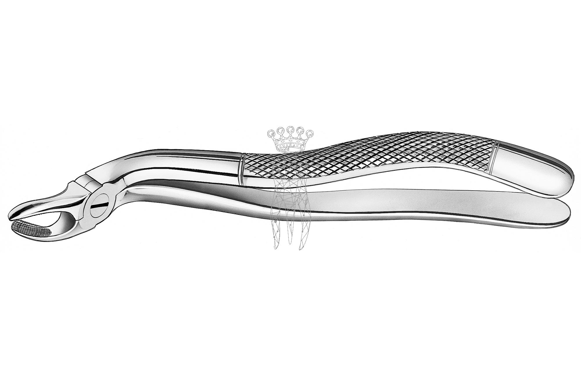 Extracting forceps frictiongrip Upper-Jaw wisdom teeth