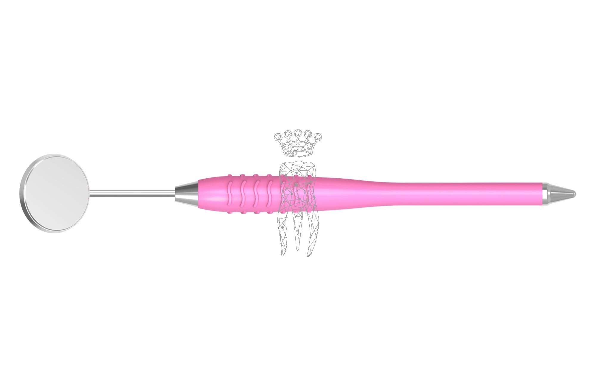 Mirror handle 12cm cone socket Colori-Silicon