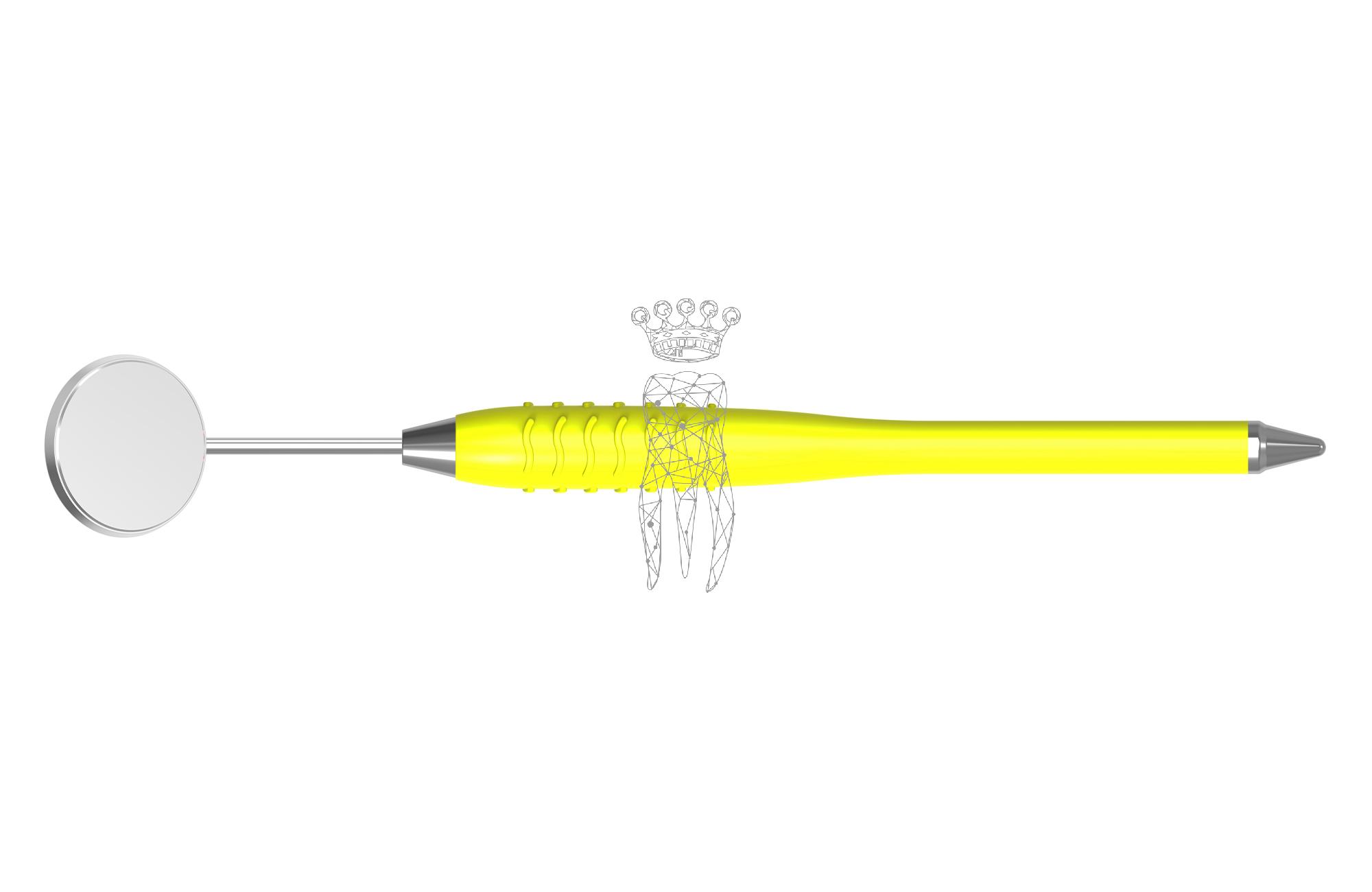 Mundspiegelgriff 12cm cone socket Colori-Silicon
