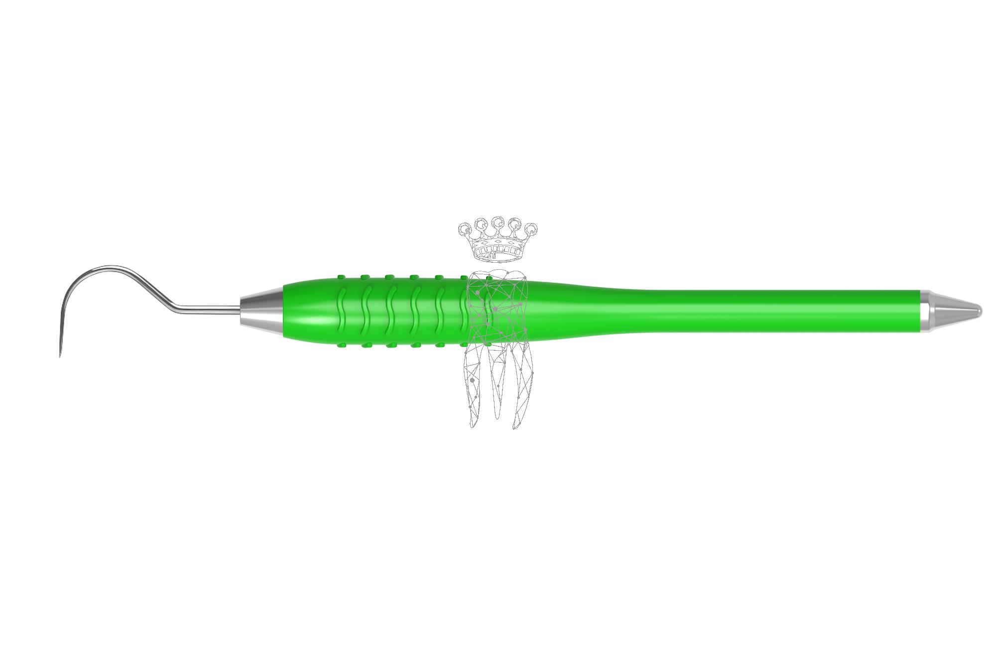 Dental probe cow-horn Fig. 6 Colori-Silicon