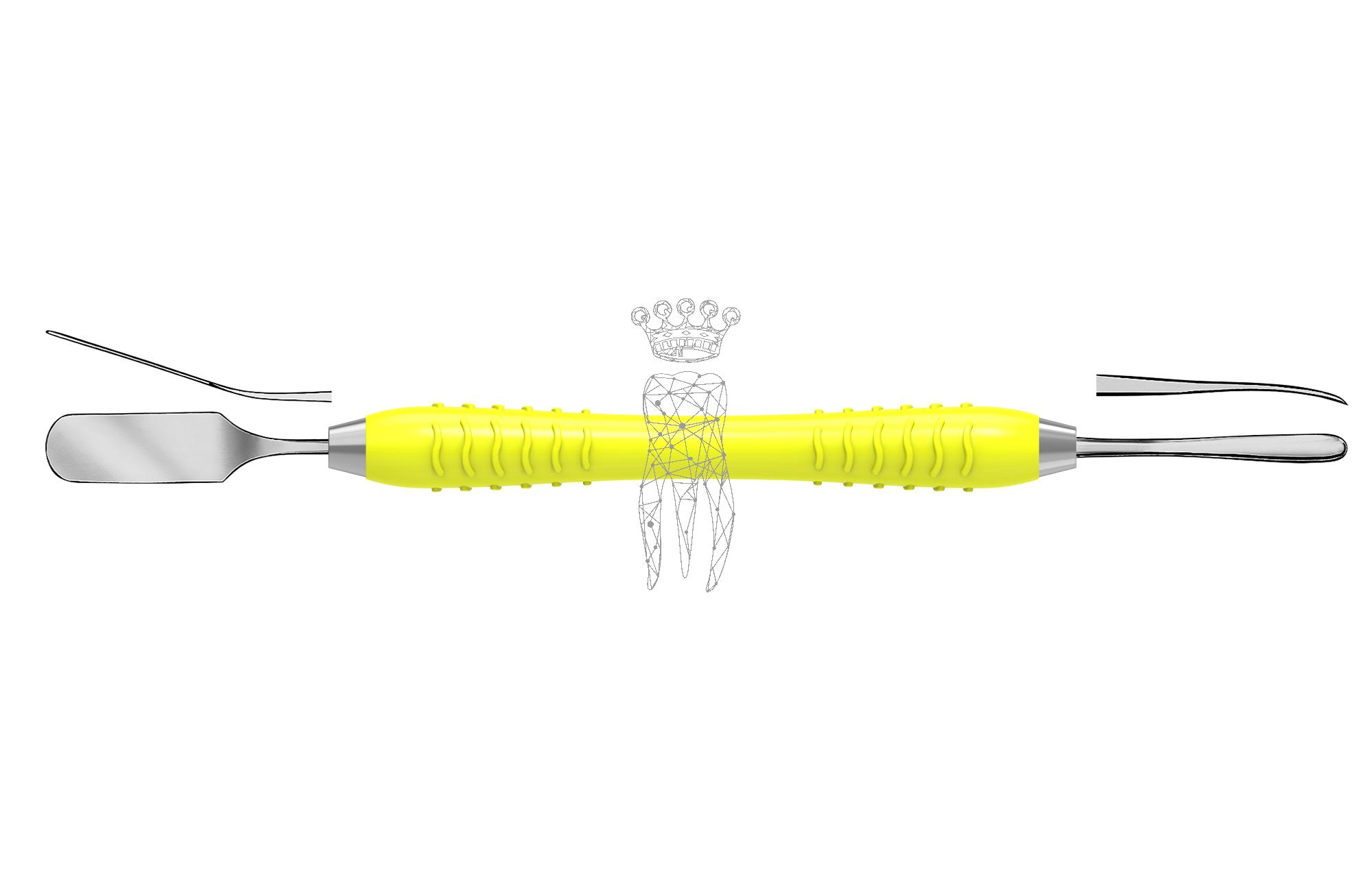 Periosteal elevator PRICHARD Colori Silicon - spatula 11x28mm / 5mm