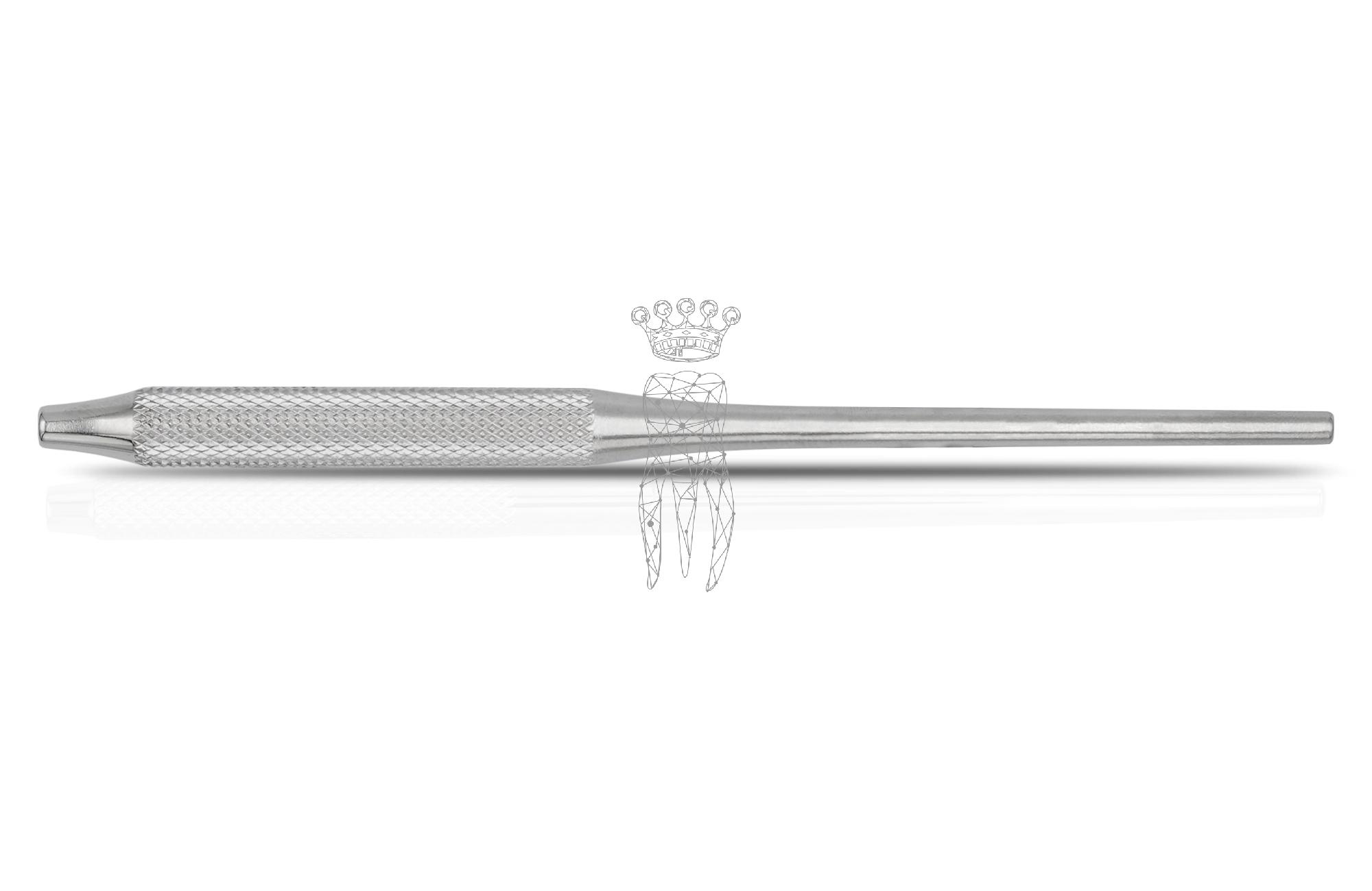 Mundspiegelgriff rund massiv rostfrei Gewinde cone-socket