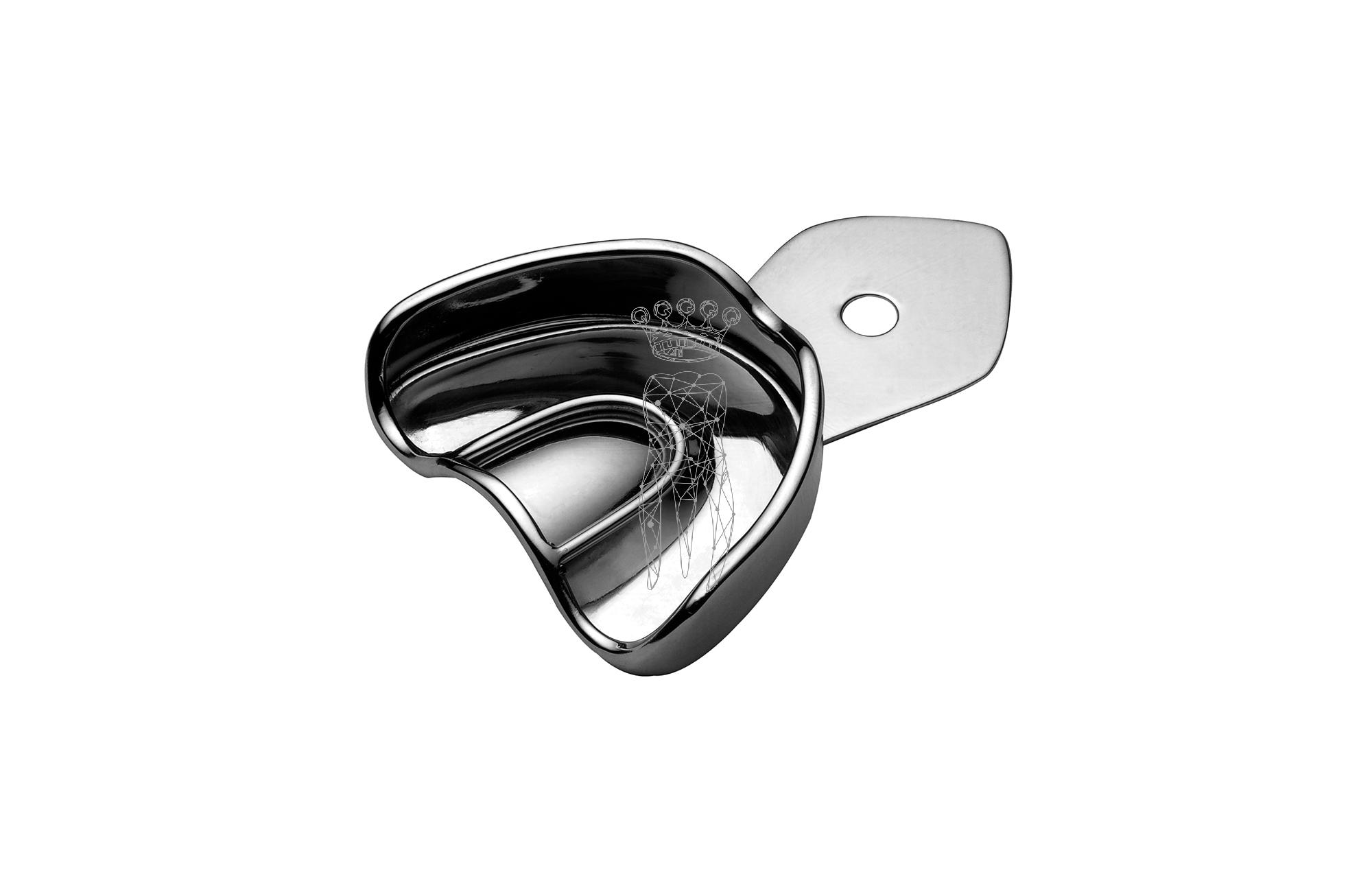 Impression Tray ERGOLOCK for children non-perforated upper-jaw