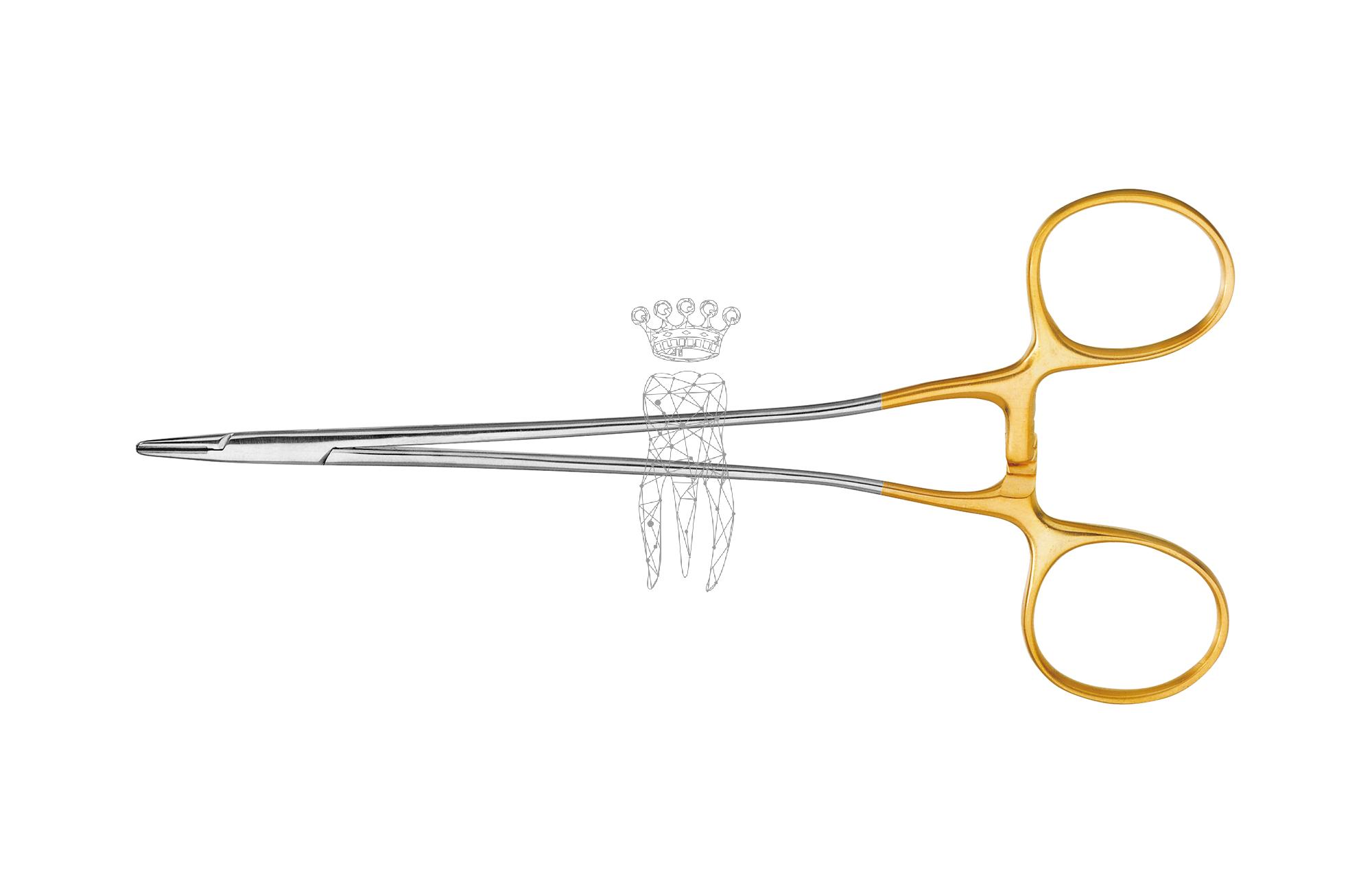 Nadelhalter Crile-Wood 15cm TC schlankes Modell