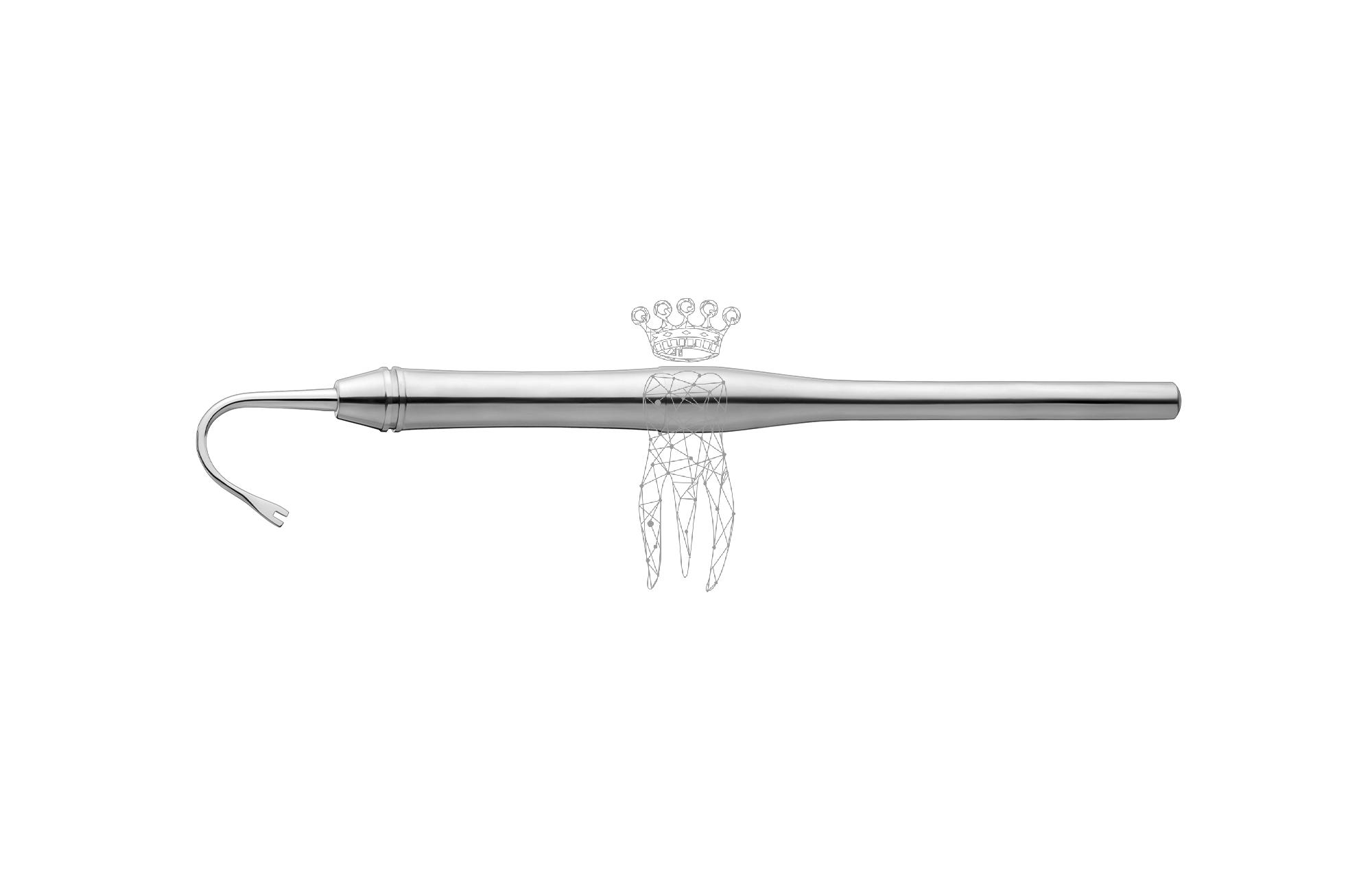 Platzierinstrument lingual sicheres Platzieren von Drähten