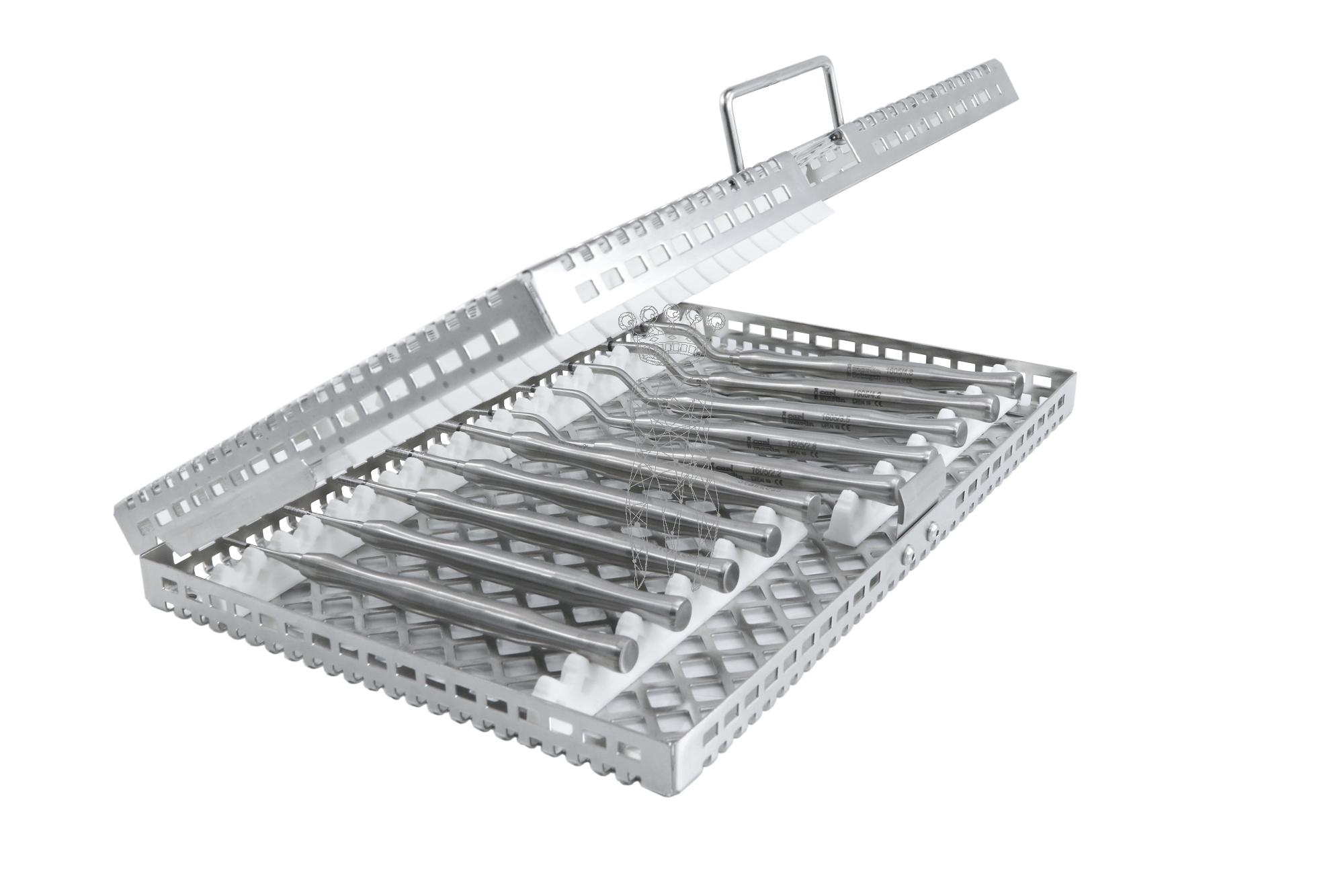 OSTEOTOM-SET bone pusher with SteriWashTray