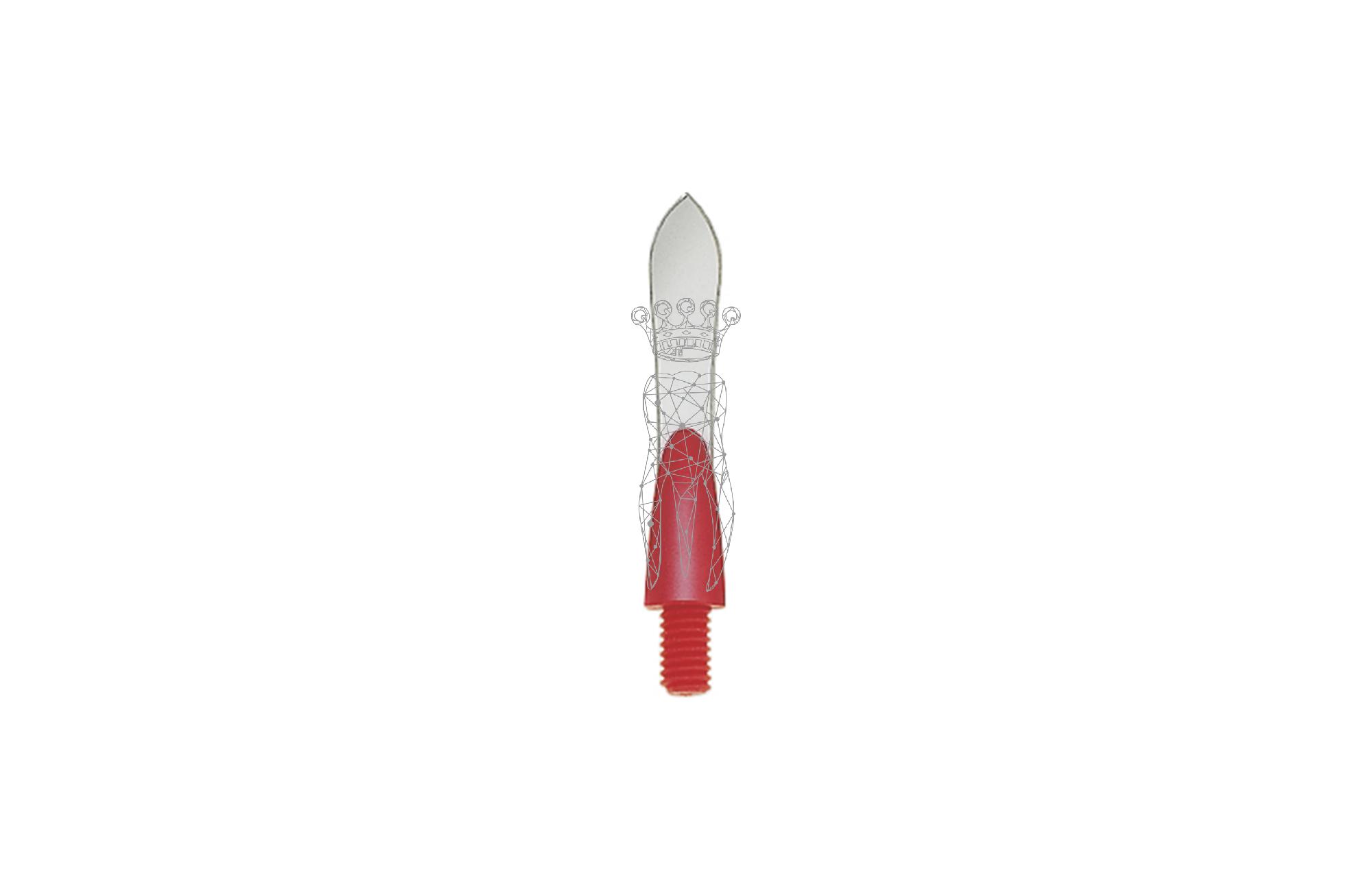 Ersatzspitze Greenstein 0.12mm Spitzenform 1191A gold
