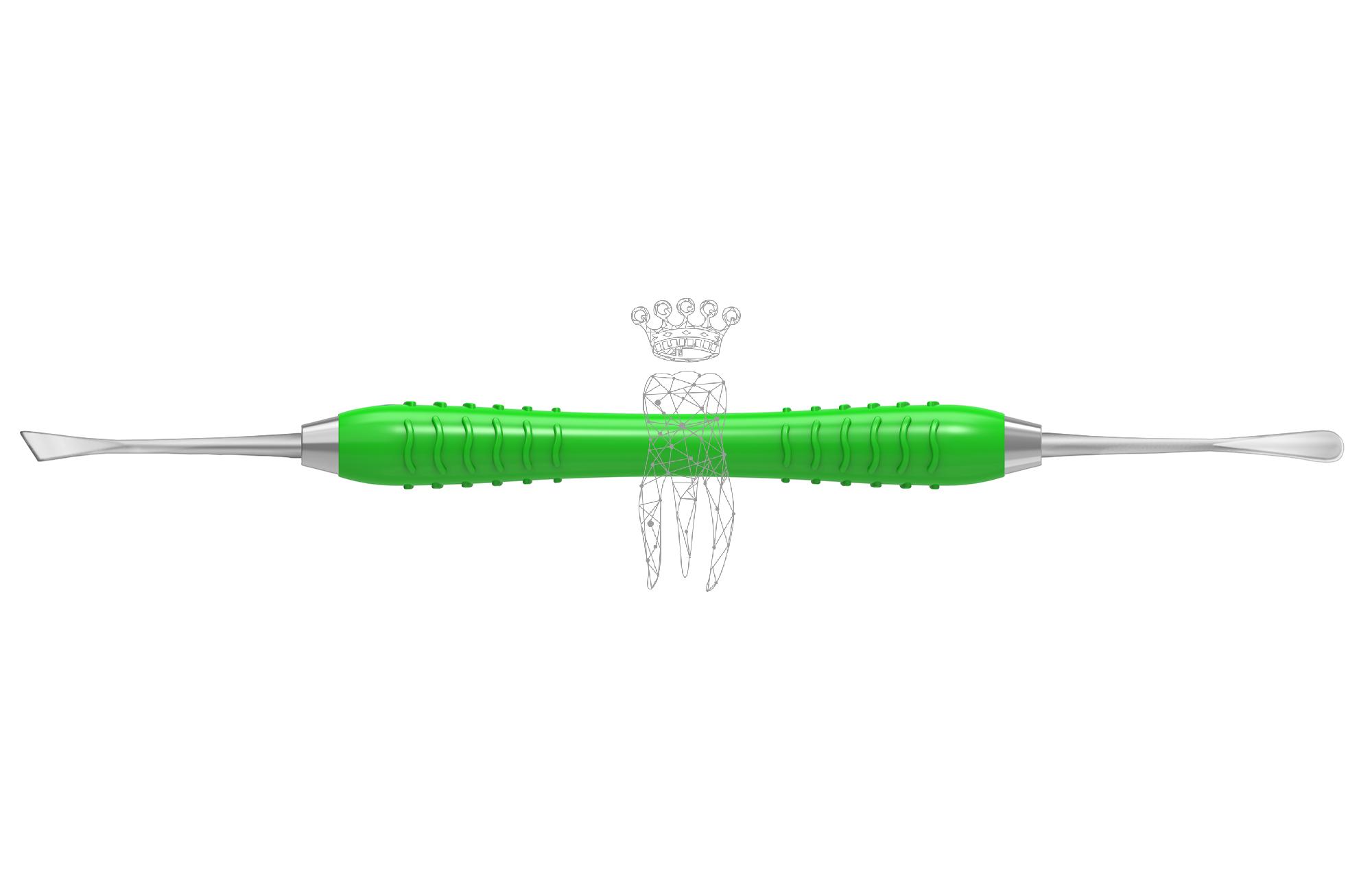Raspatorium GLICKMAN Colori-Silicon Klinge 4.0mm / Raspa: 4.0mm
