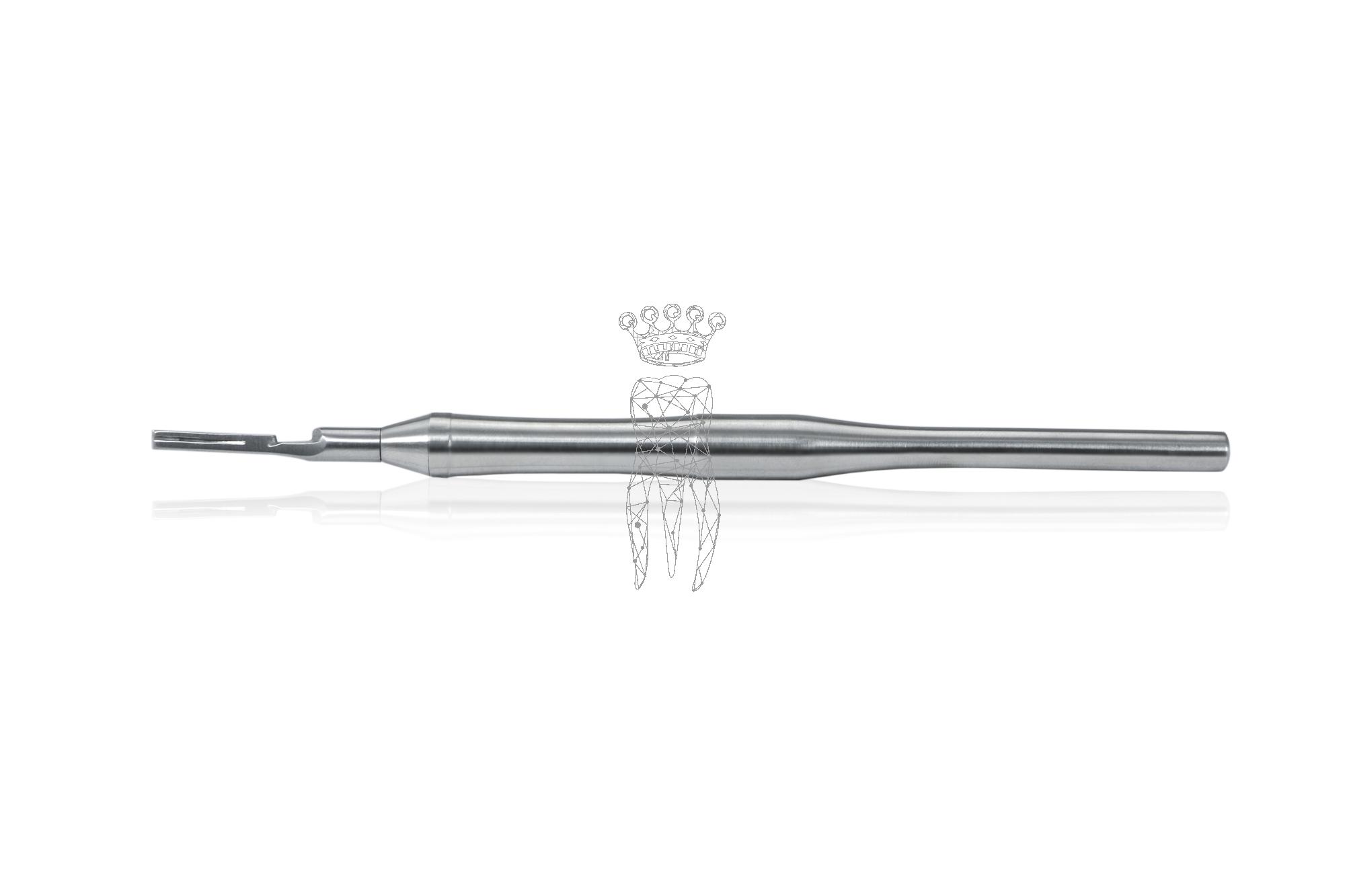 Scalpel blade holder for blades 10,11, 12, 12D, 15, 15C - LiquidSteel