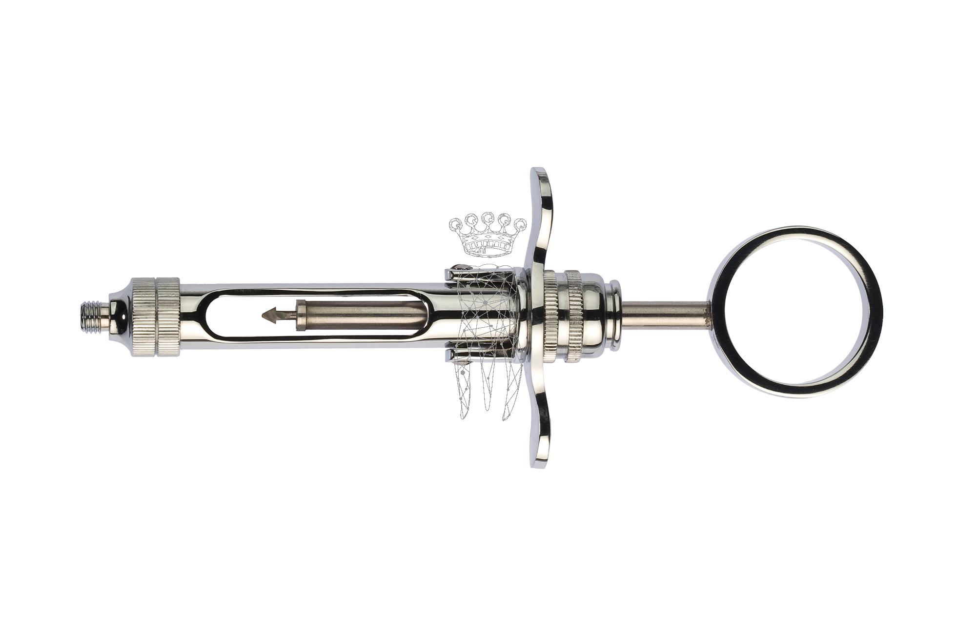 Cartridge syringe 1.8ml imperial thread - with self aspiration