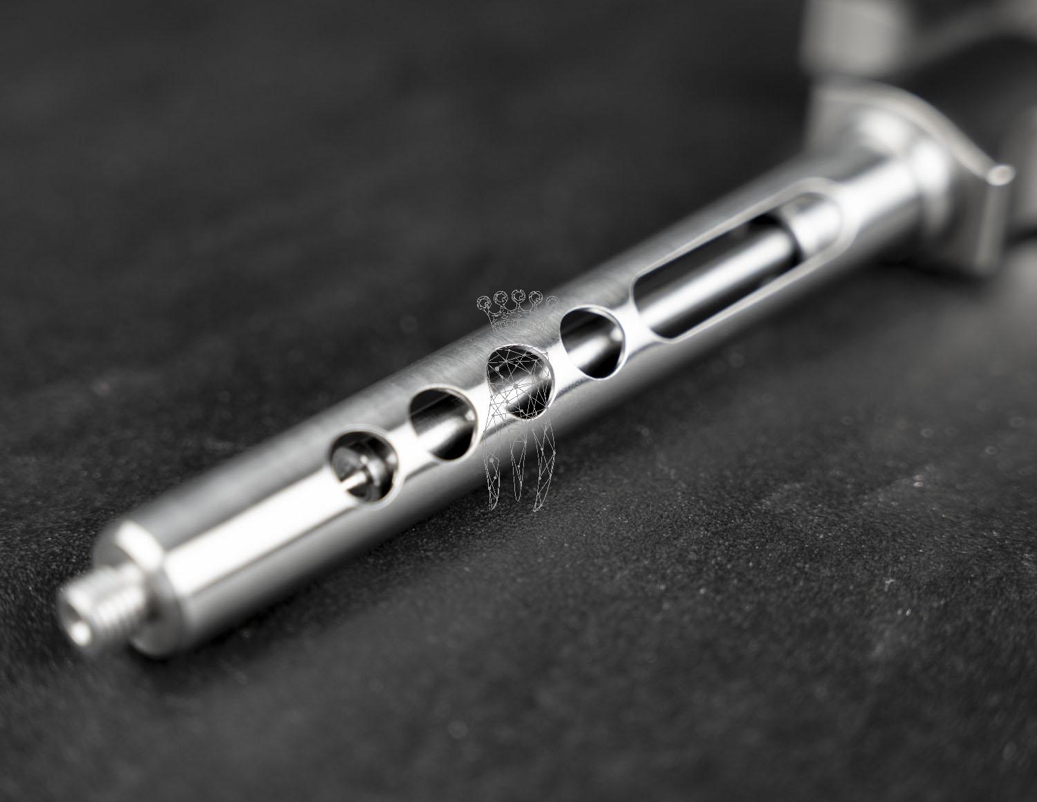 Cartridge Syringe ARROW stainless steel metric thread - self aspirating