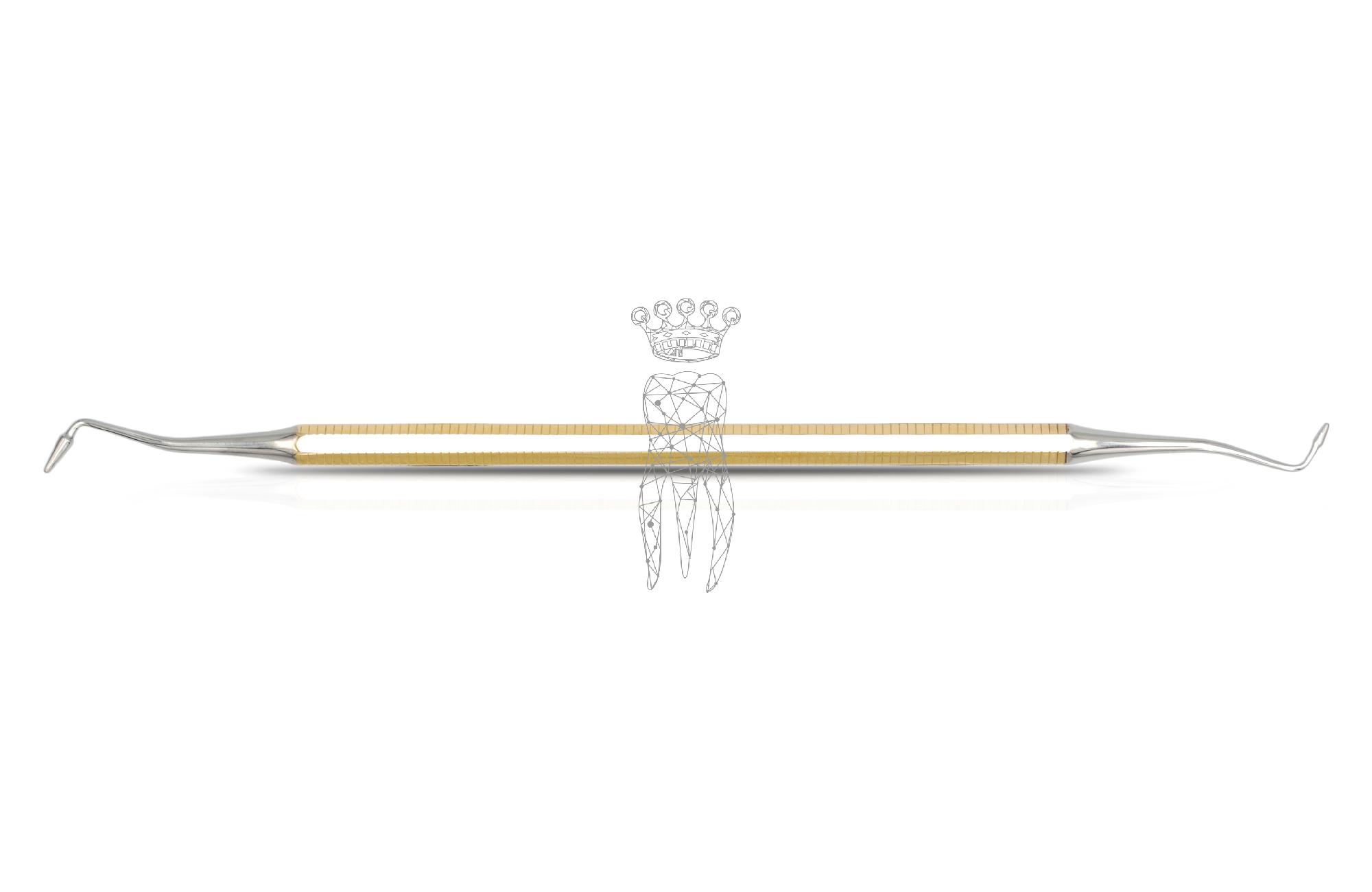 Kegel abgerunded Ø1.5mm/Ø2.0mm Compositinstrument PolyFill GOLD