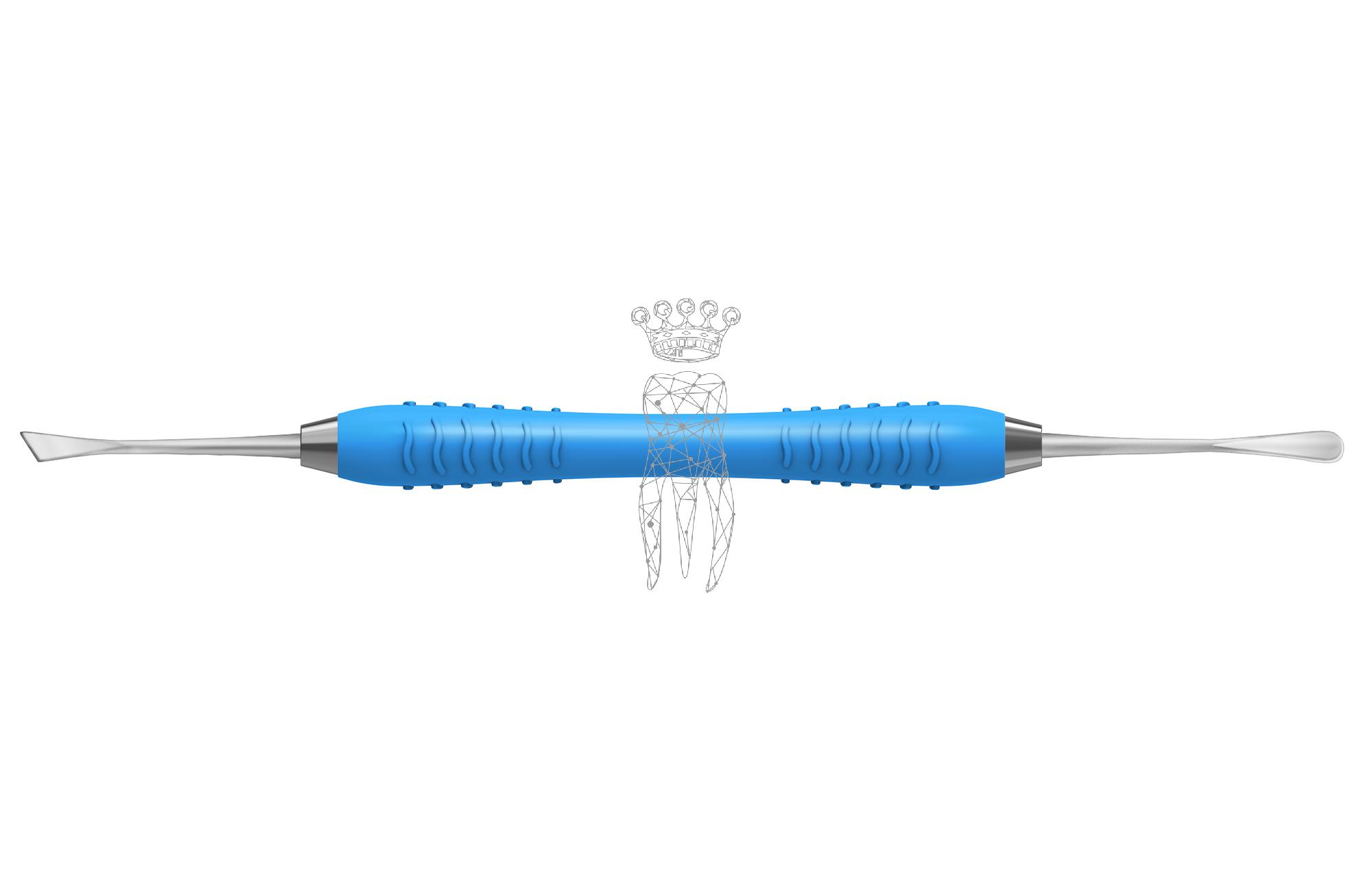 Raspatorium GLICKMAN Colori-Silicon Klinge 4.0mm / Raspa: 4.0mm