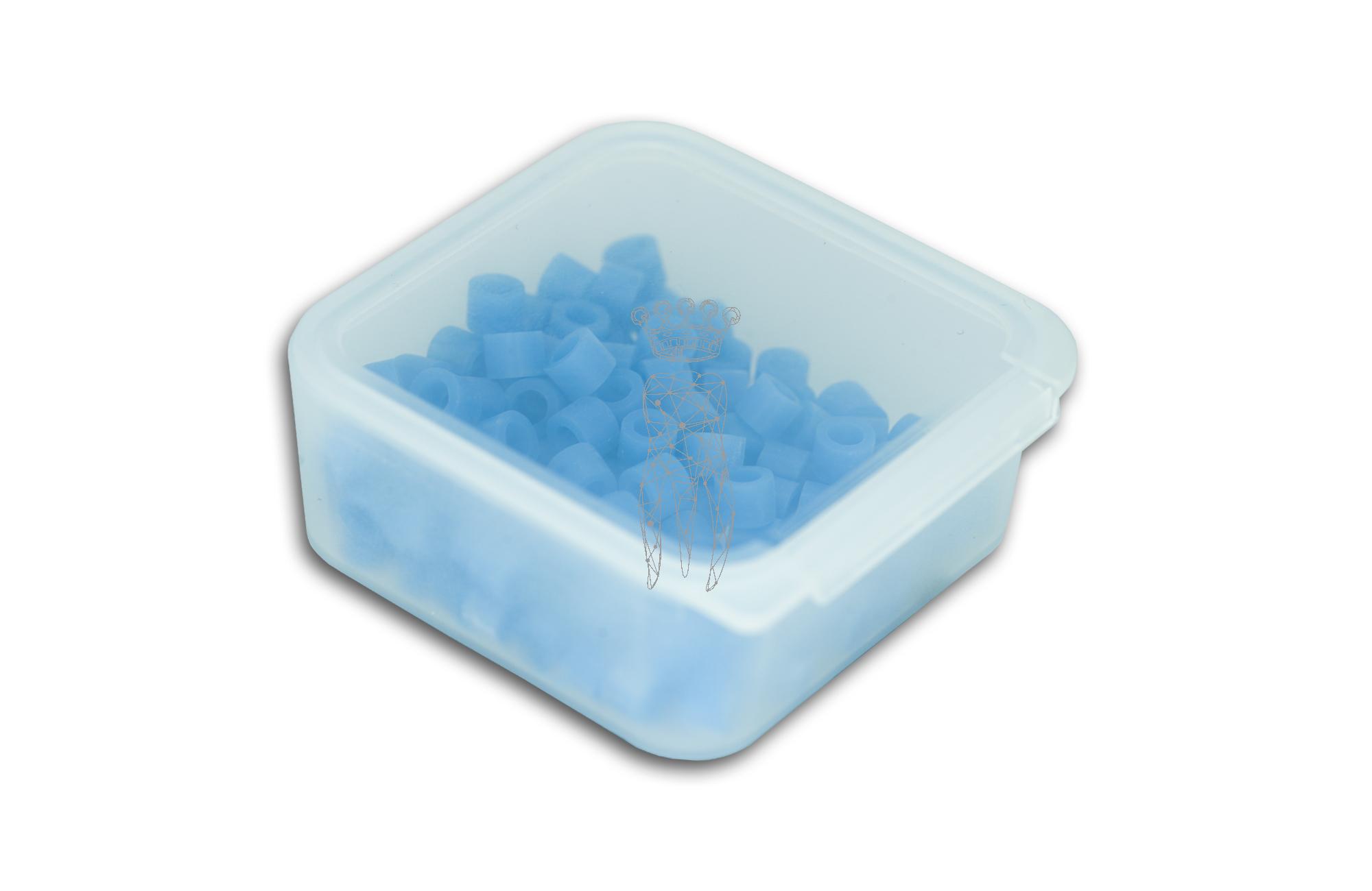 Markierungsringe klein blau 120 Stück