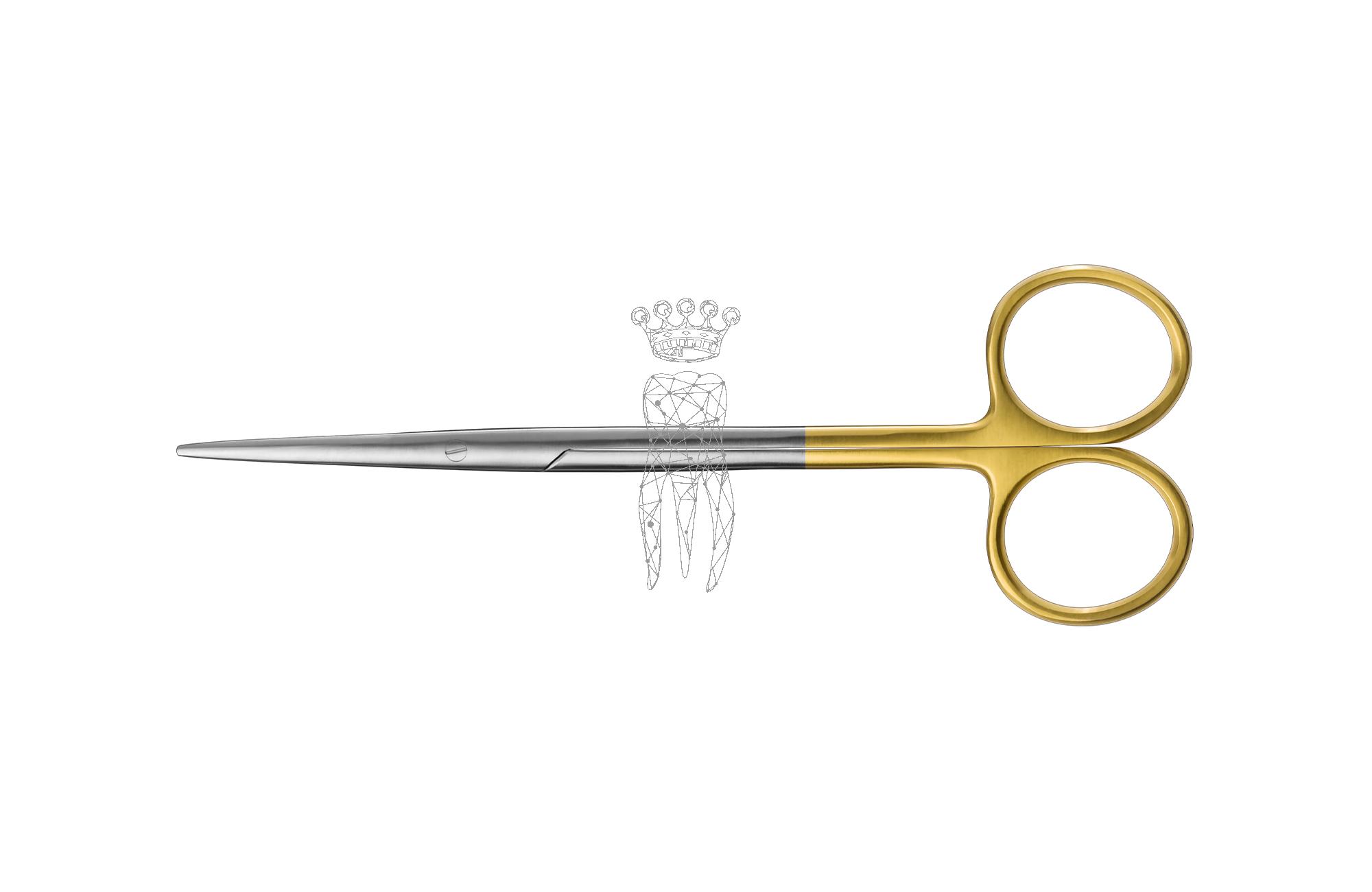 Surgical scissors Metzenbaum TC straight fine 14.5cm