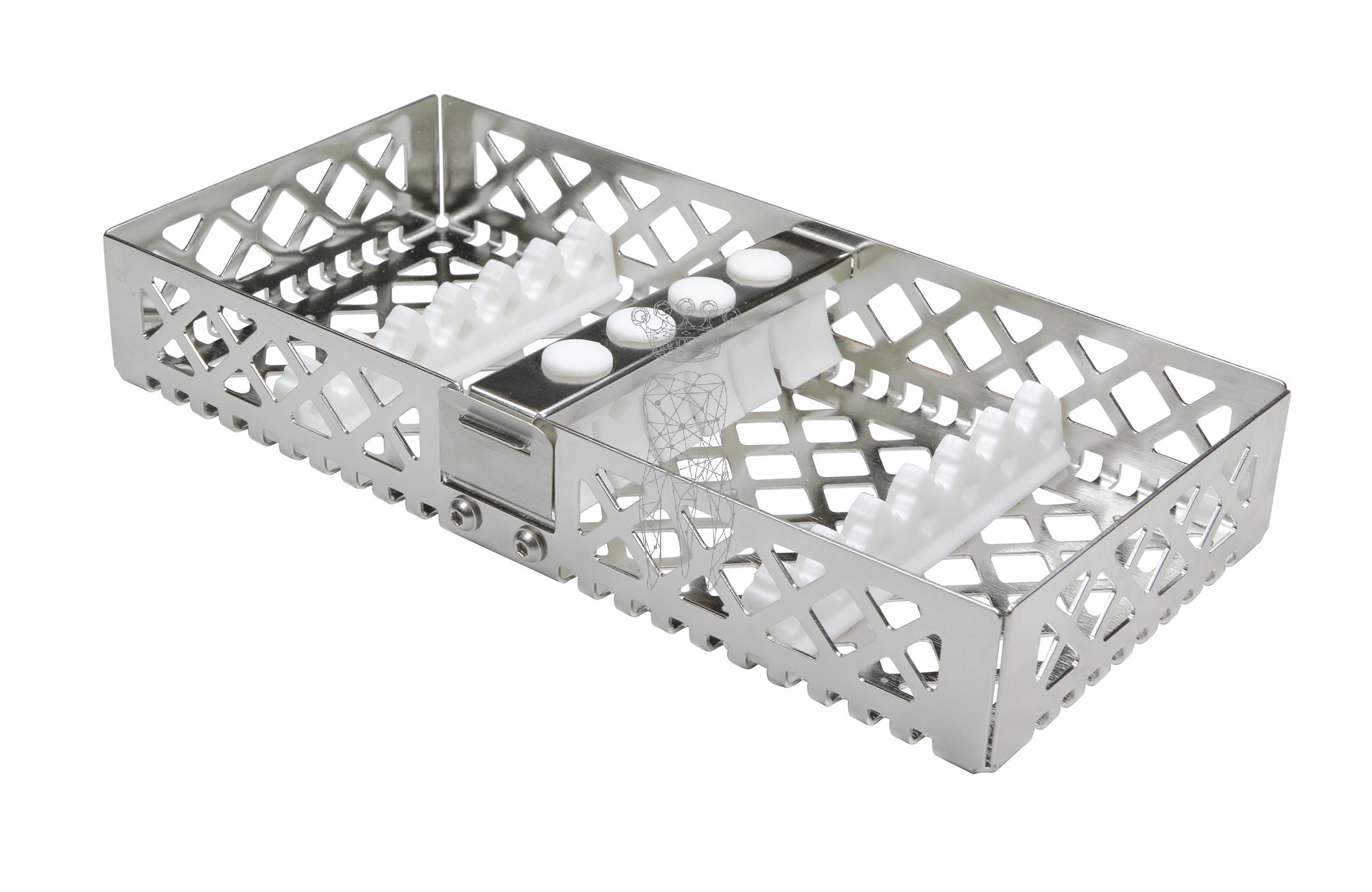 Steri-Wash-Tray 190x90x34mm 6 Instrumente - Silikone weiß