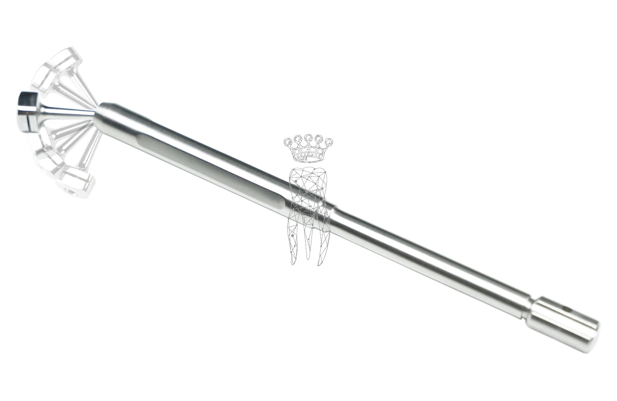 Scalpel blade holder with movable head without spanner + L-key