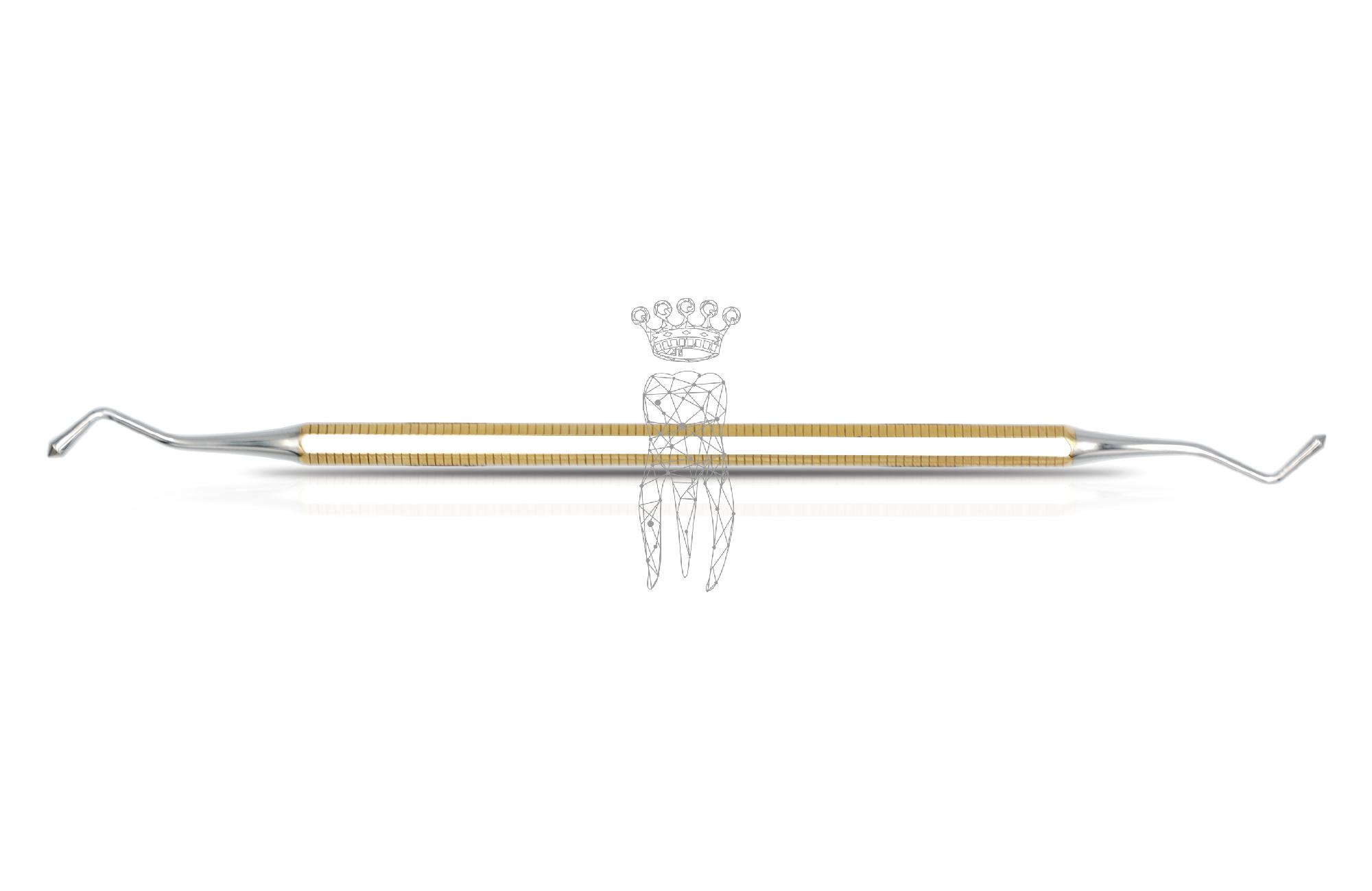 Spezialkegel konkav/spitz Ø2.0mm/Ø2.5mm Compositinstrument PolyFill GOLD