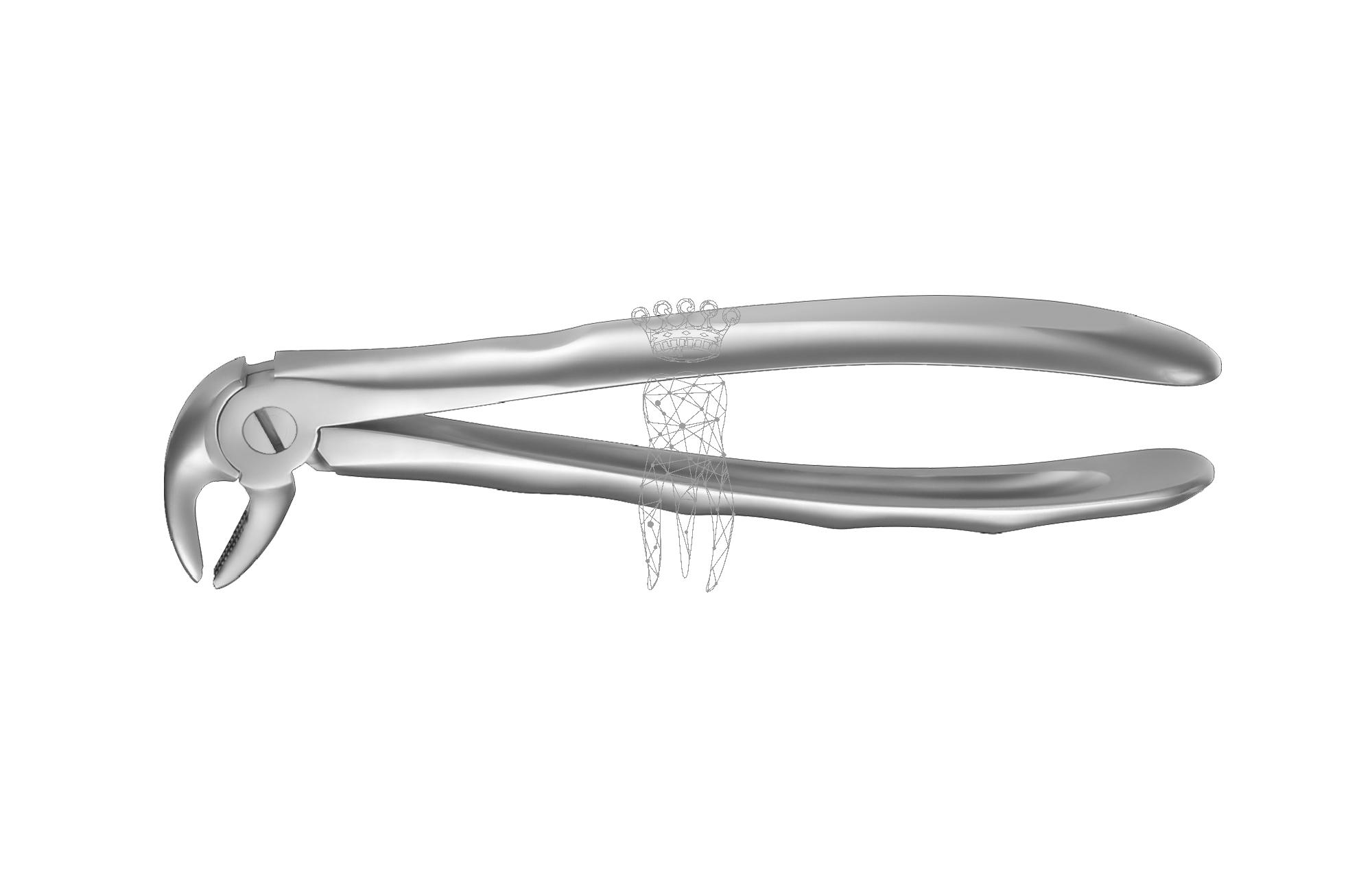 Extracting forceps LiquidSteel Lower-Jaw incisors/canines + premolars