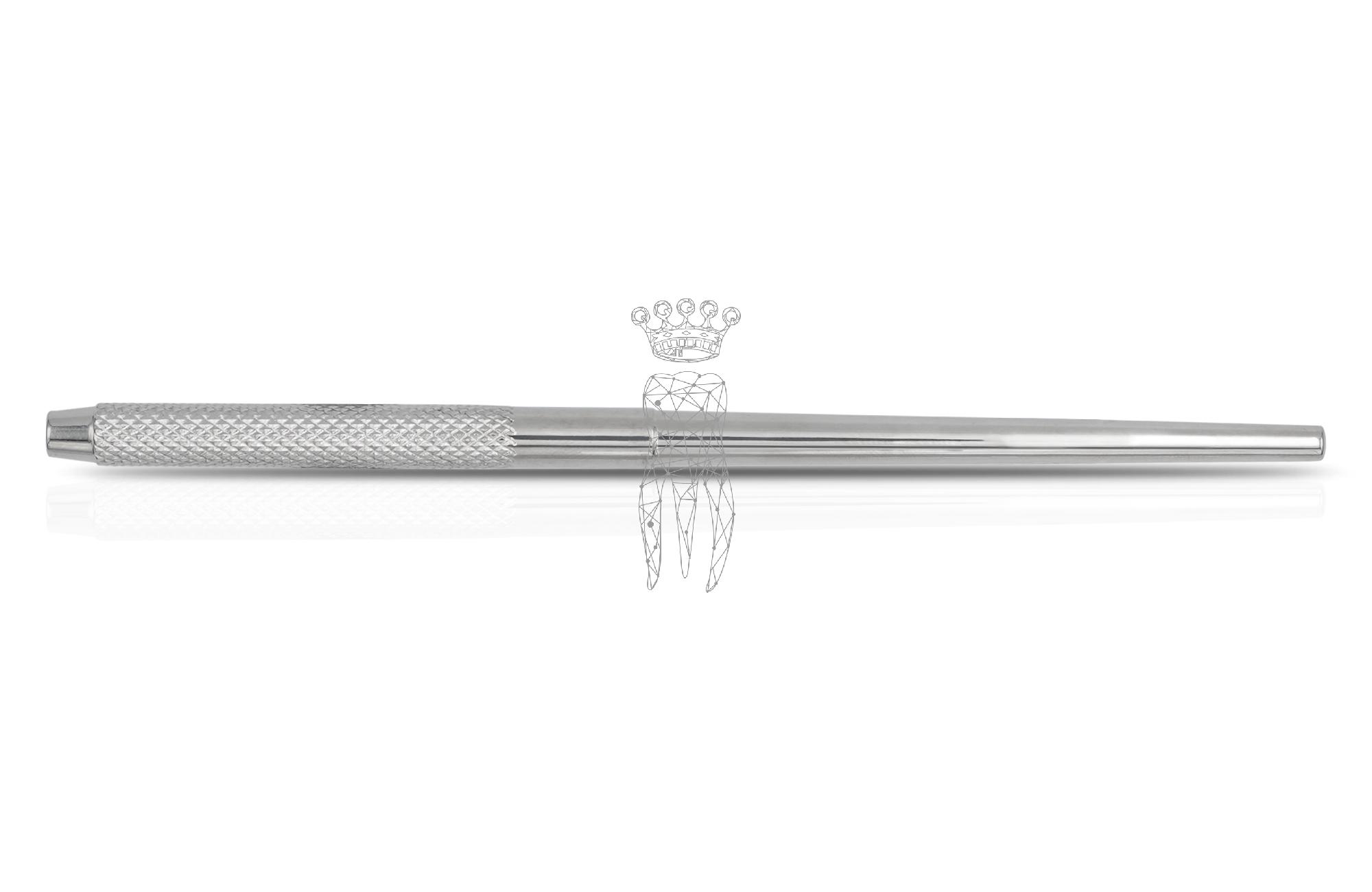 Mundspiegelgriff rund massiv rostfrei Gewinde M2.5mm