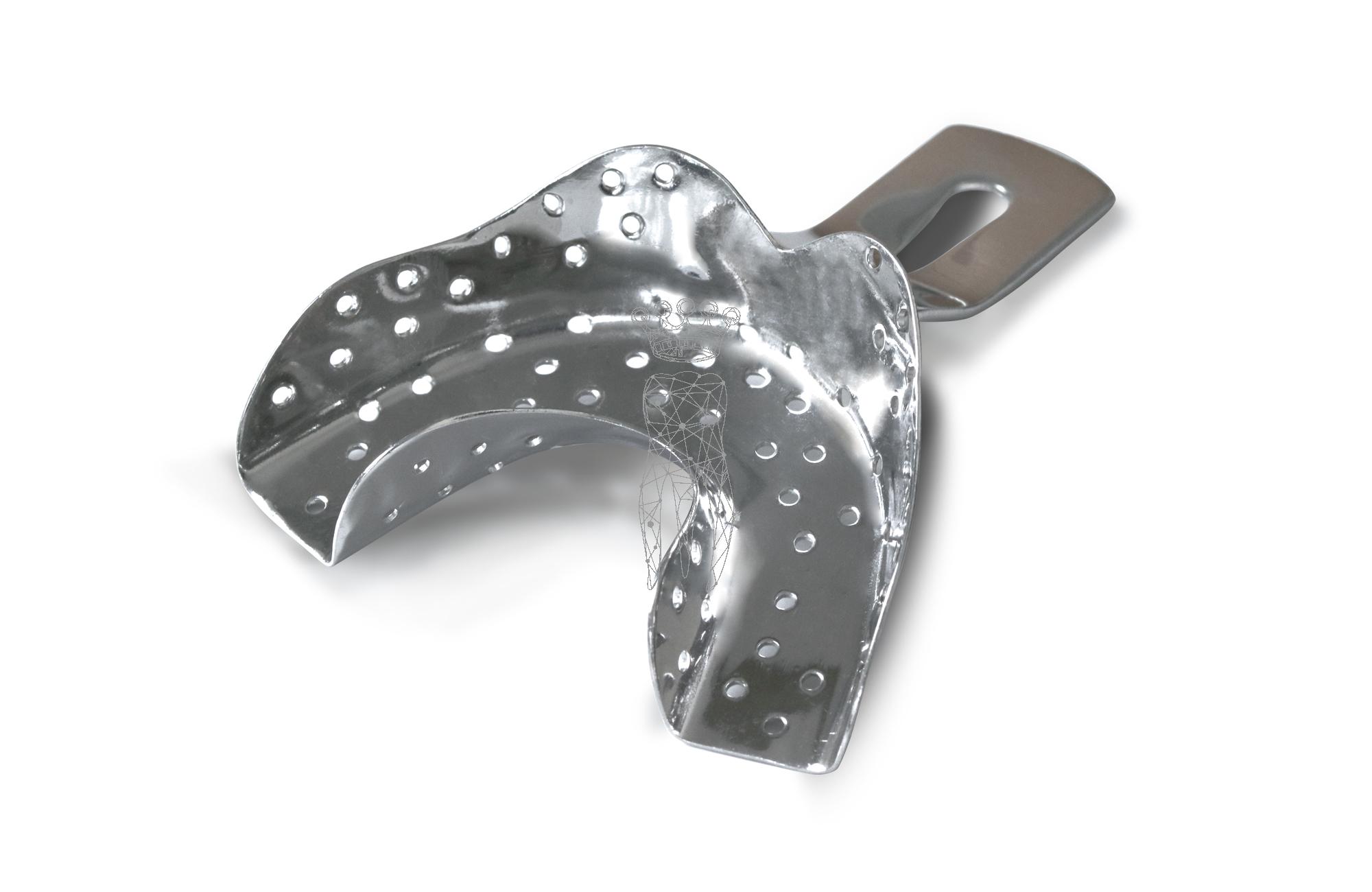Impression tray Ehricke Lower-Jaw perforated