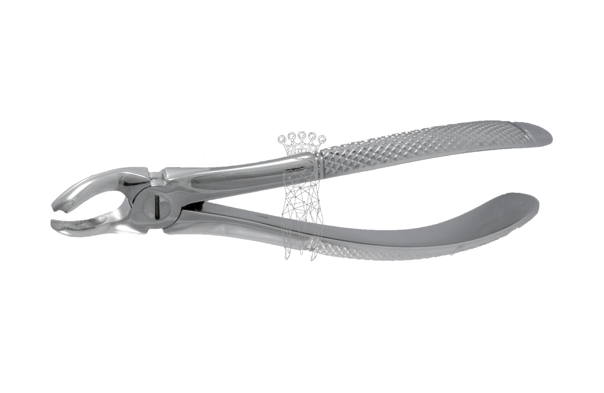 Zahnzange Haftprofil OK Molaren links