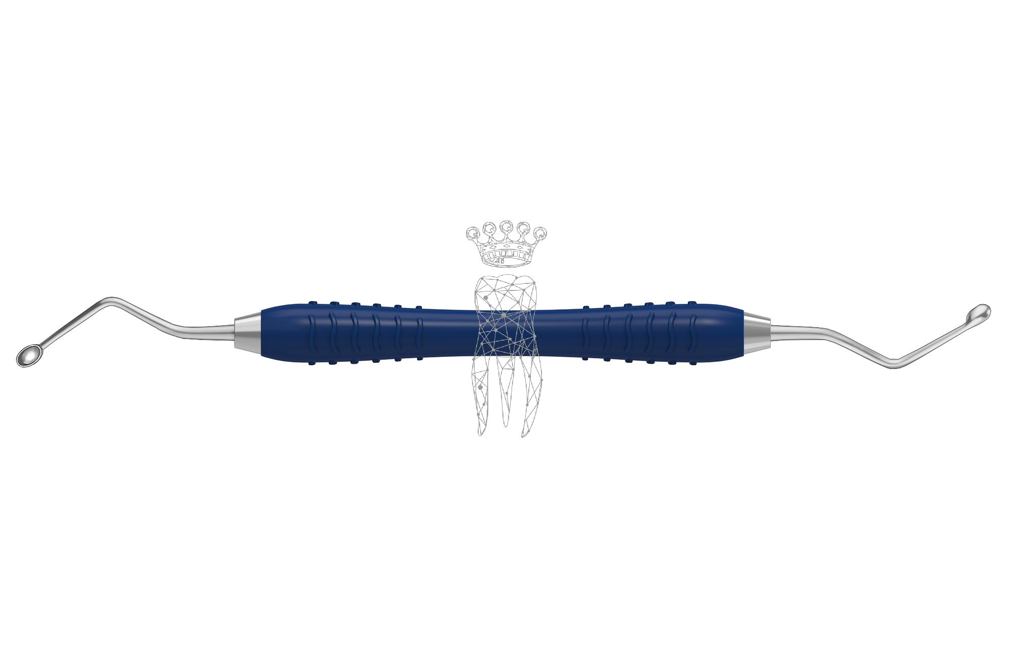Scharfer Löffel Hemingway oval 3.5/5.5mm Colori-Silicon