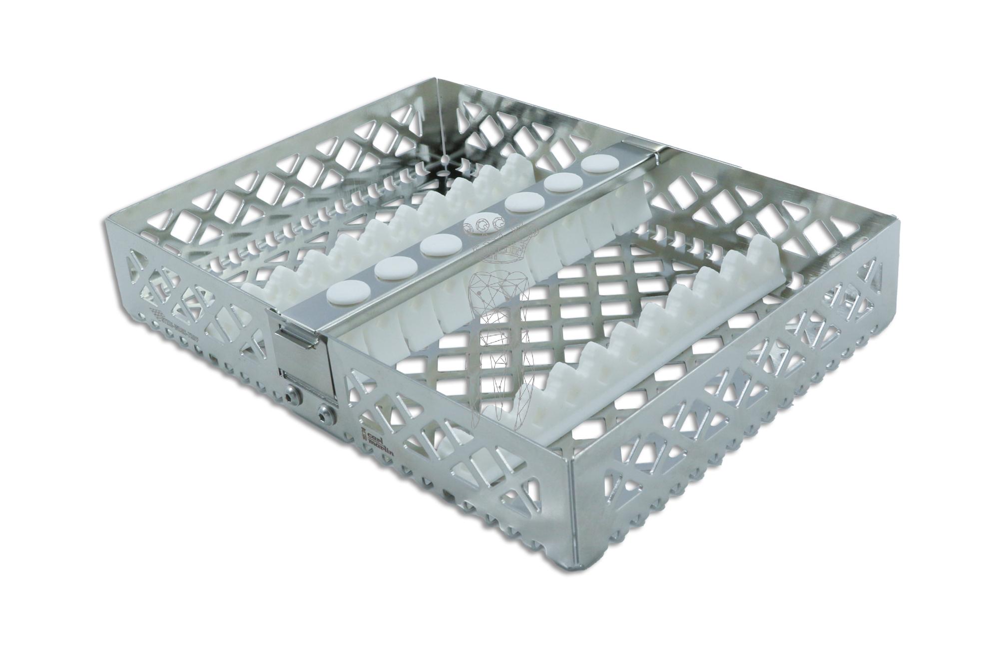 Steri-Wash-Tray 190x140x34mm 10 Instrumente - Silikone weiß
