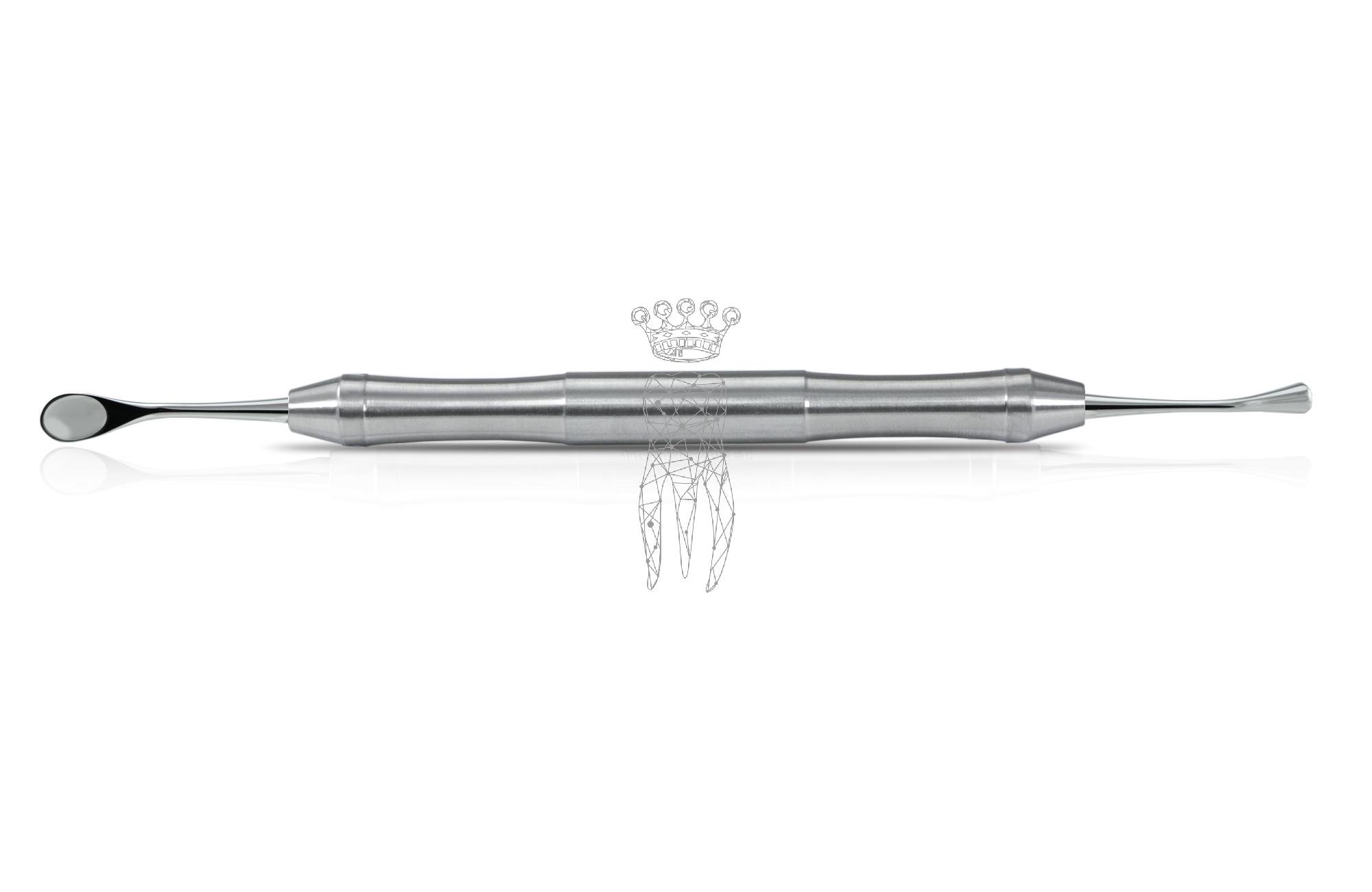 Sinuslift Applikator Knochenlöffel + Stopfer Kegel plan Ø4mm