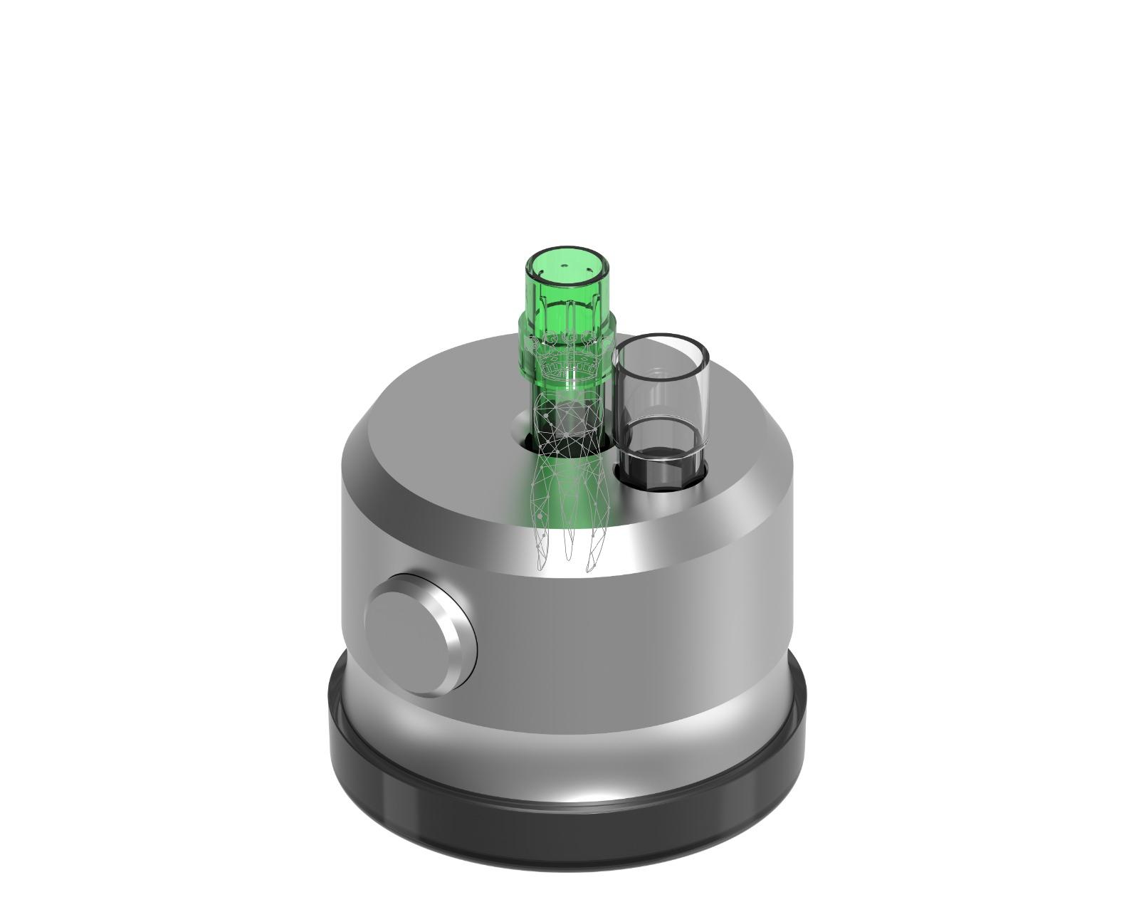 Spritzenständer SecureLock rostfrei 540gr. Ø50mm/H=40mm