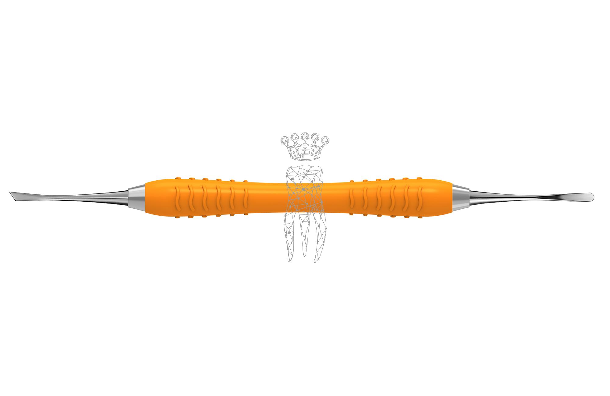 Raspatorium MINI-GLICKMAN Colori-Silicon Klinge 3.0mm / Raspa: 3.0mm