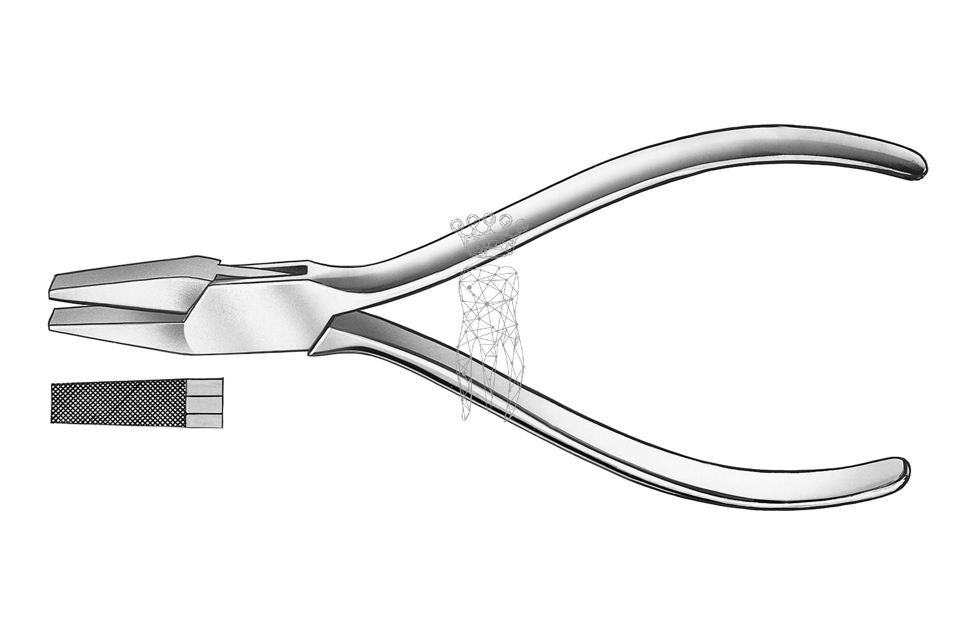 Flachzange, gerieft RS
