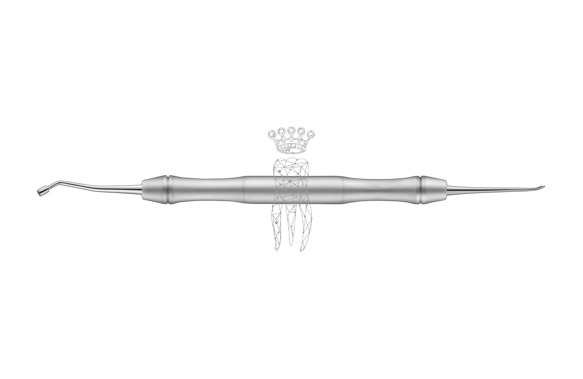 Ligaturinstrument / Stopfer doppelendig Bandstopfer rund Ø2.3mm / 3.5mm