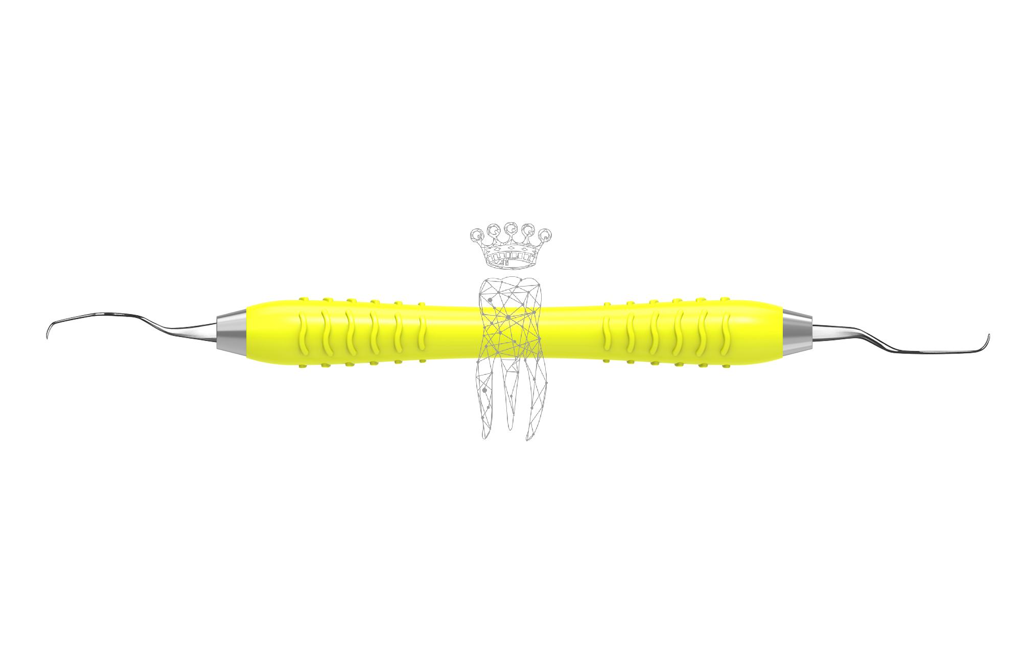 Kürette Gracey MiniFive Colori-Silicon LiquidSteel mini five