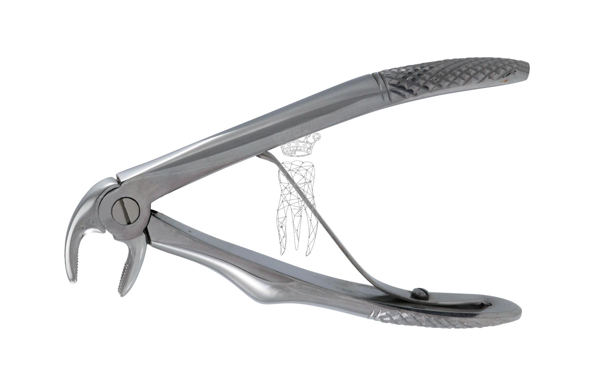 Children extracting forceps frictiongrip with spring - Lower-Jaw incisors