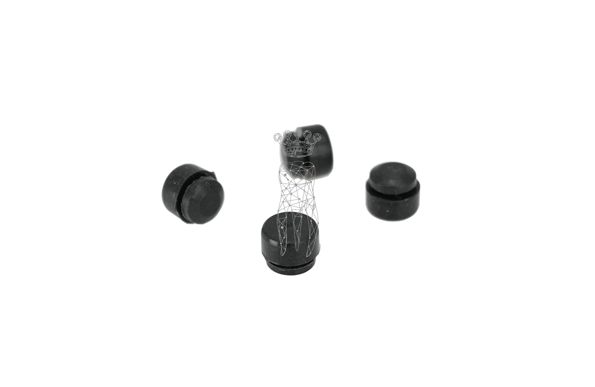 Silicon feet for trays 3029Ø 8.5mm - 4