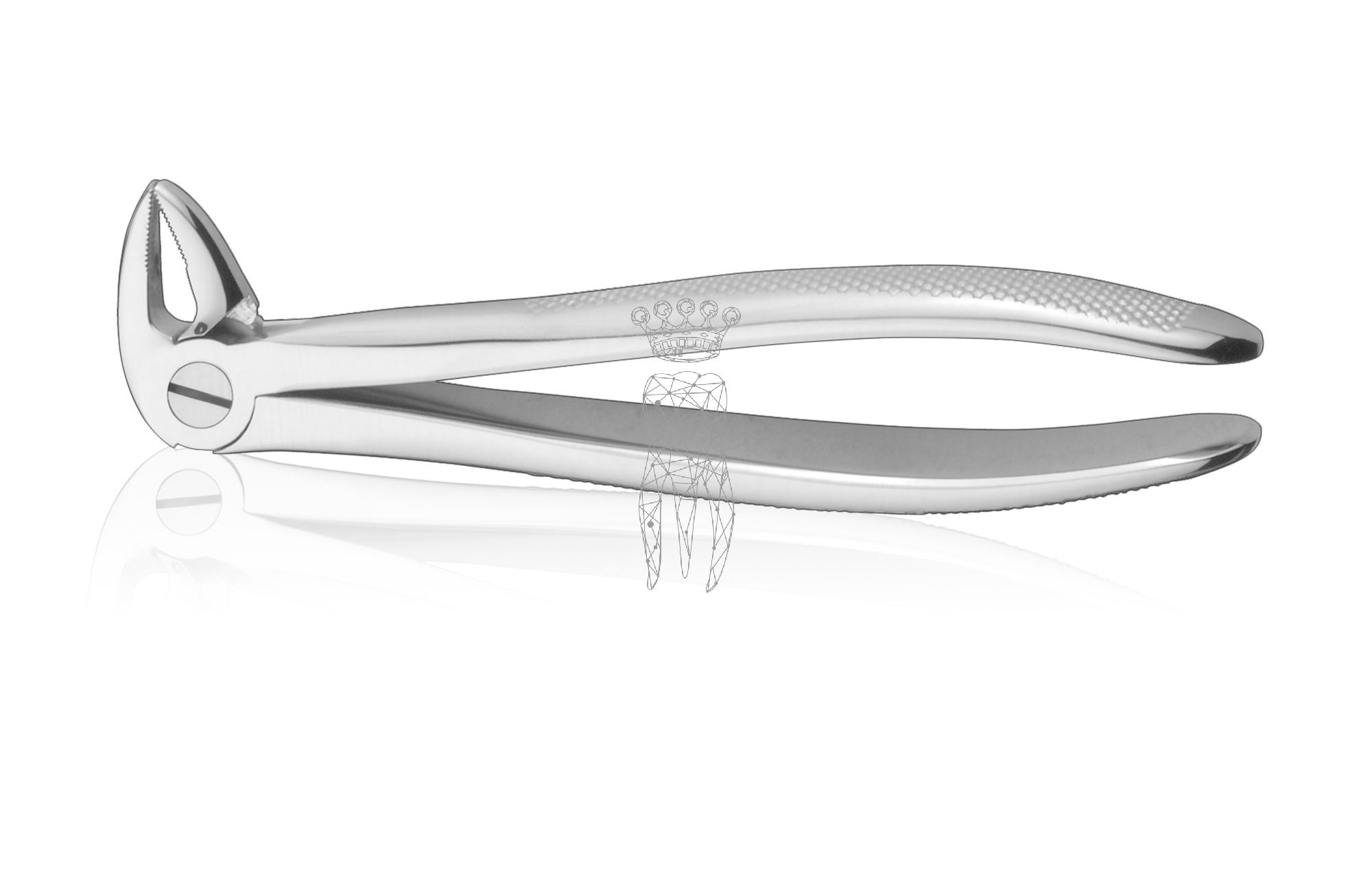 Extracting forceps friction grip Lower-Jaw roots