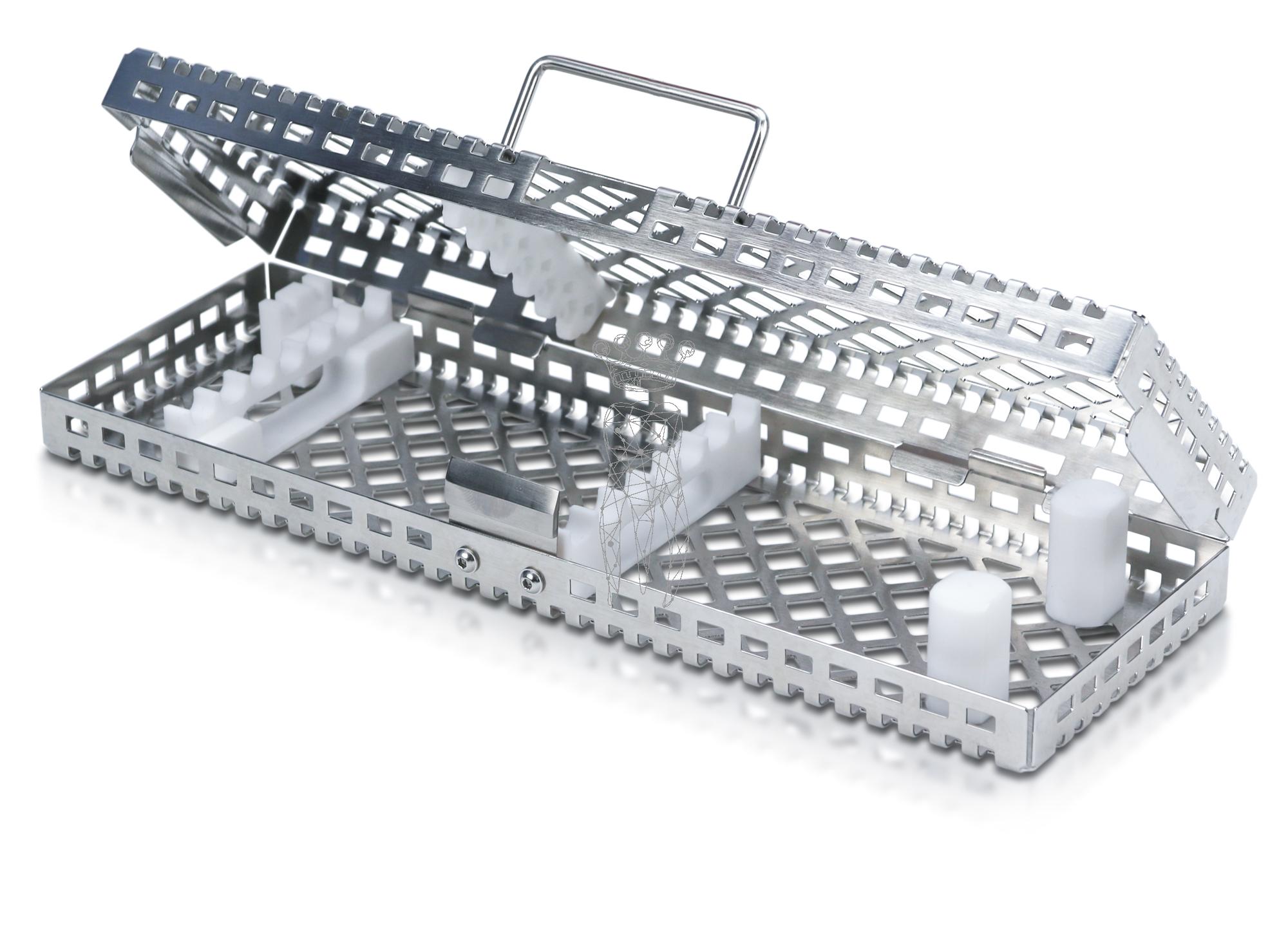 Steri-Wash-Tray 88x273x34mm CONT incl. silicones / PTFE