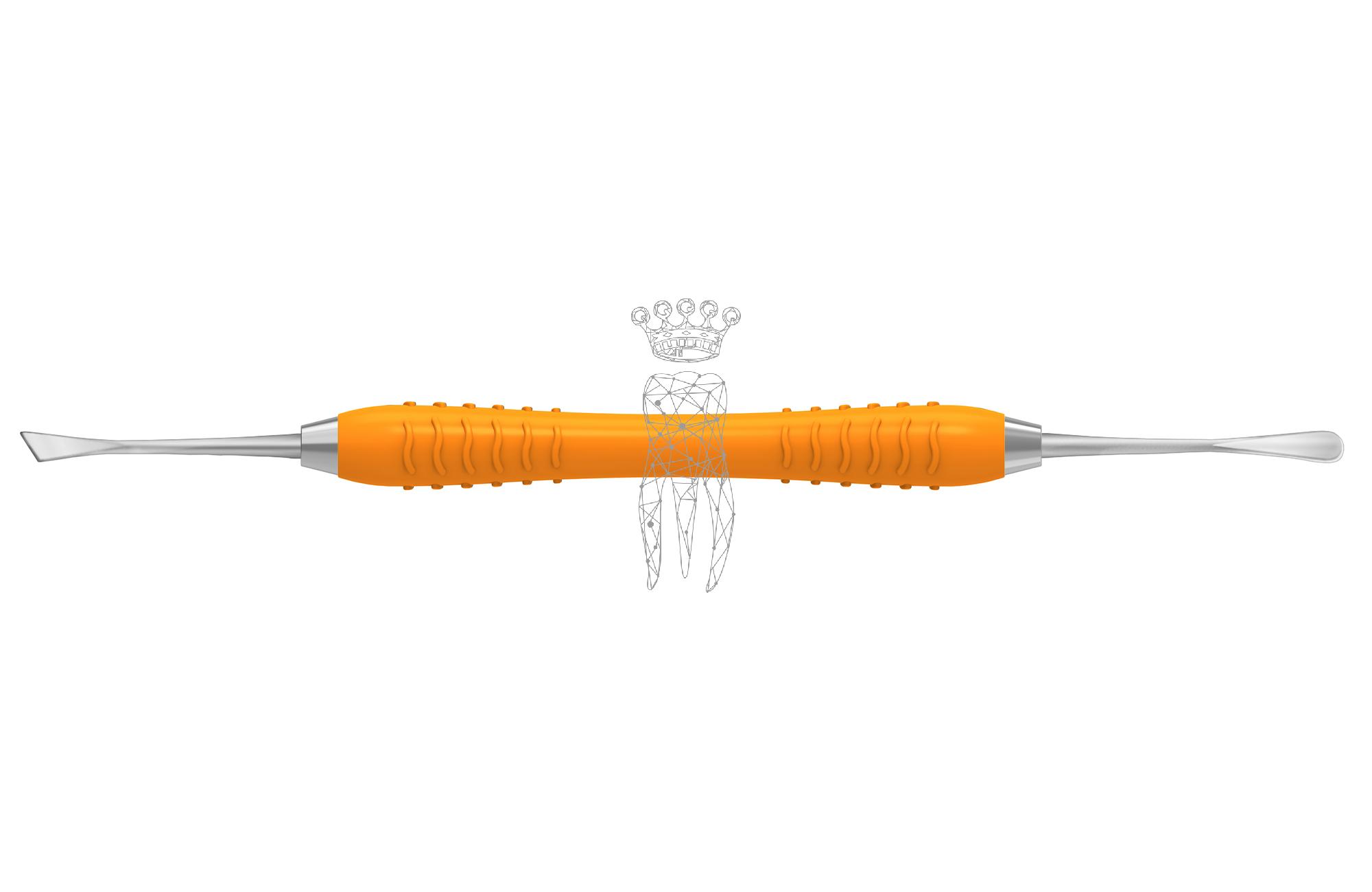 Raspatorium GLICKMAN Colori-Silicon Klinge 4.0mm / Raspa: 4.0mm