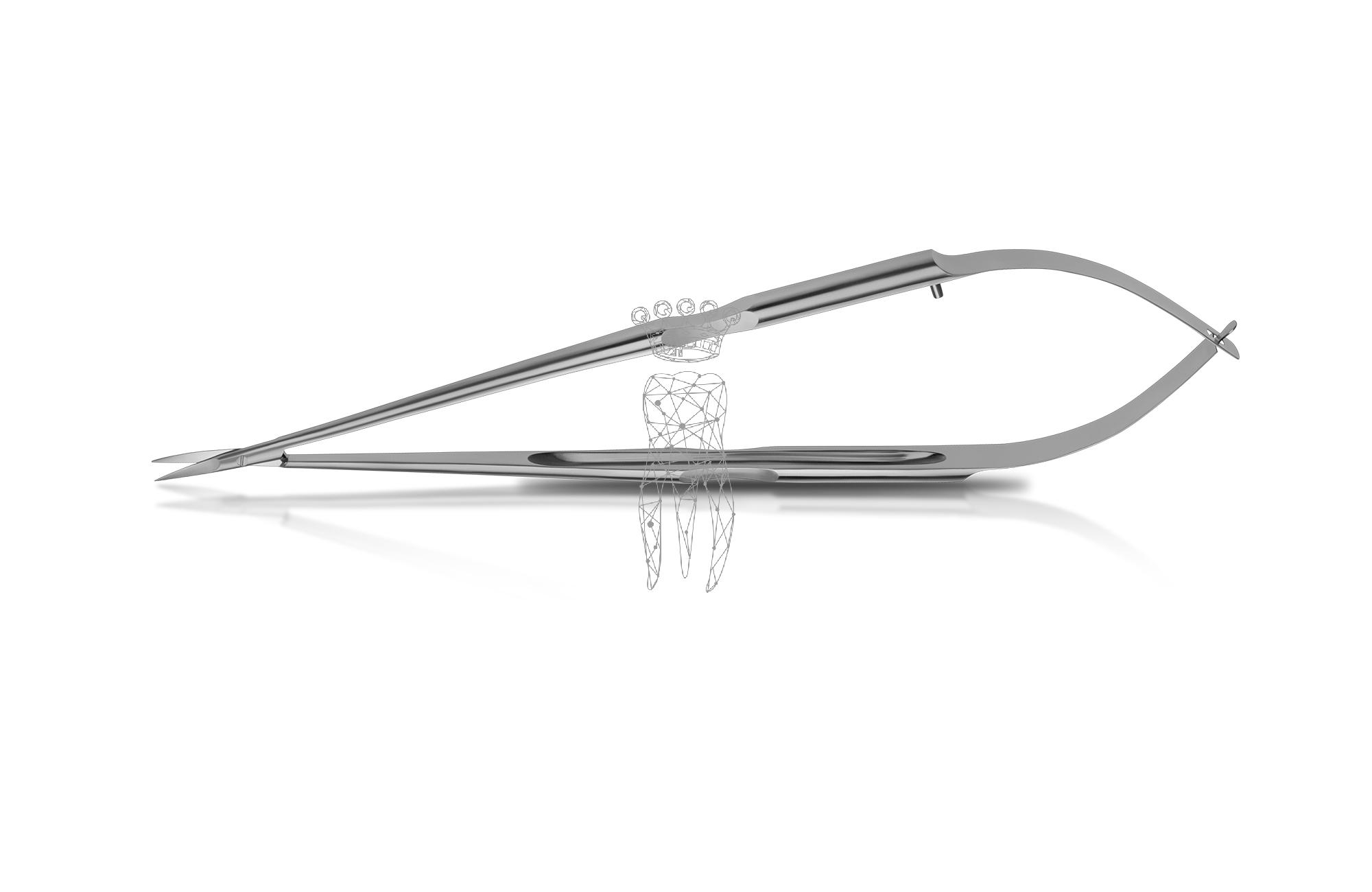 MICRO-Tissue scissors 18cm LiquidSteel