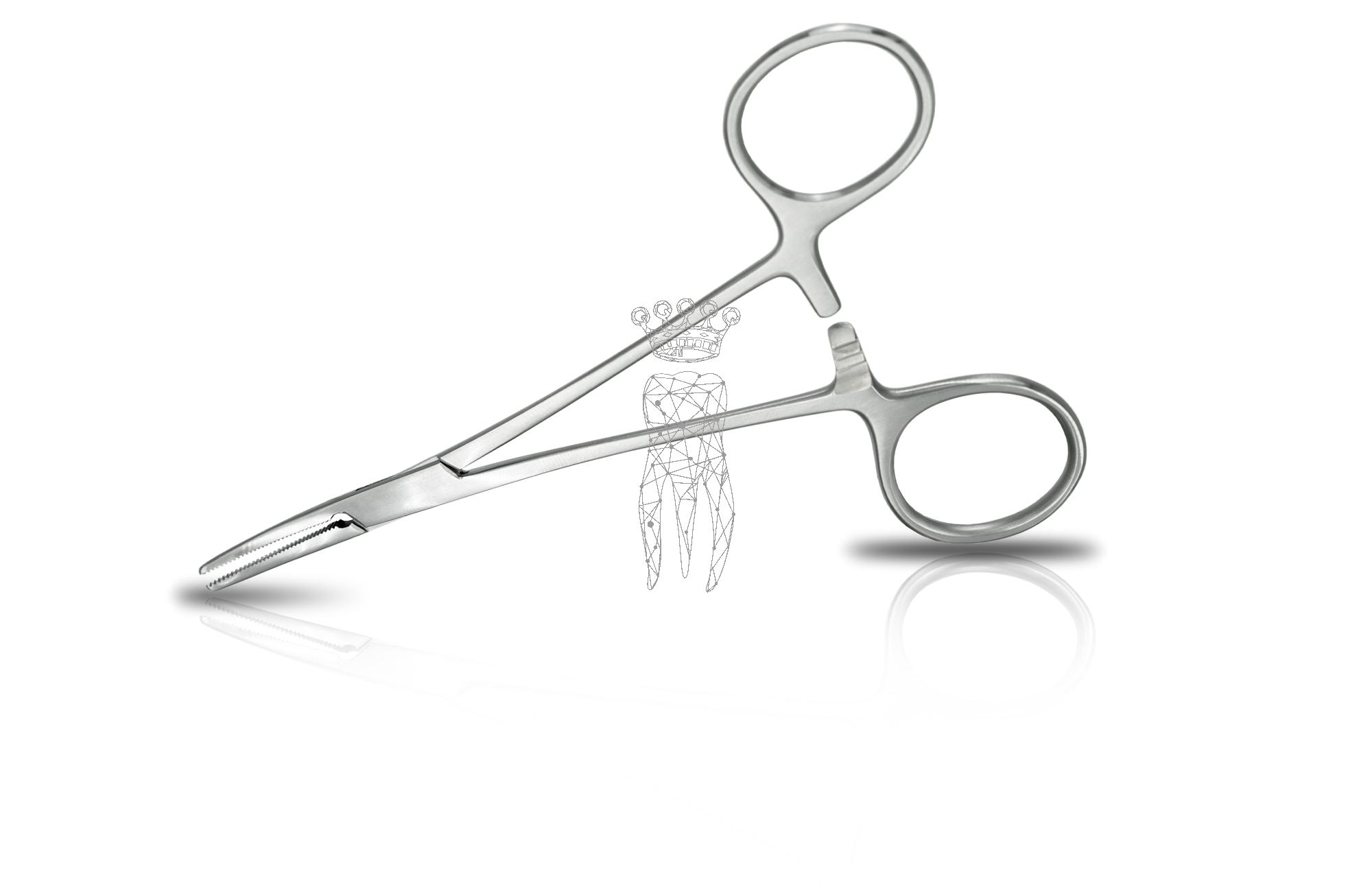 Haemostatic forceps curved 12.5cm