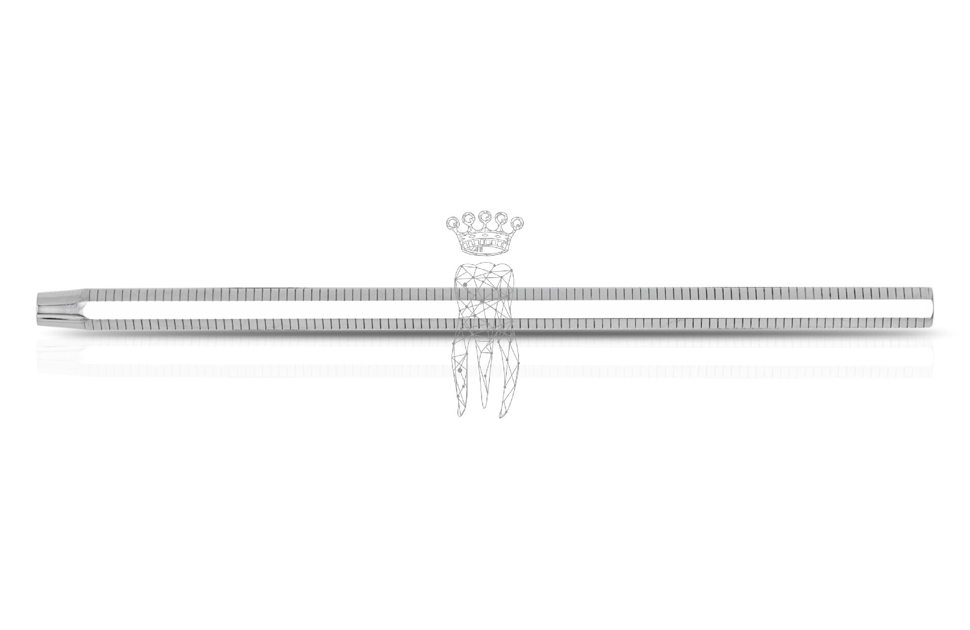 Mundspiegelgriff 8-kant massiv rostfrei Gewinde M2.5mm