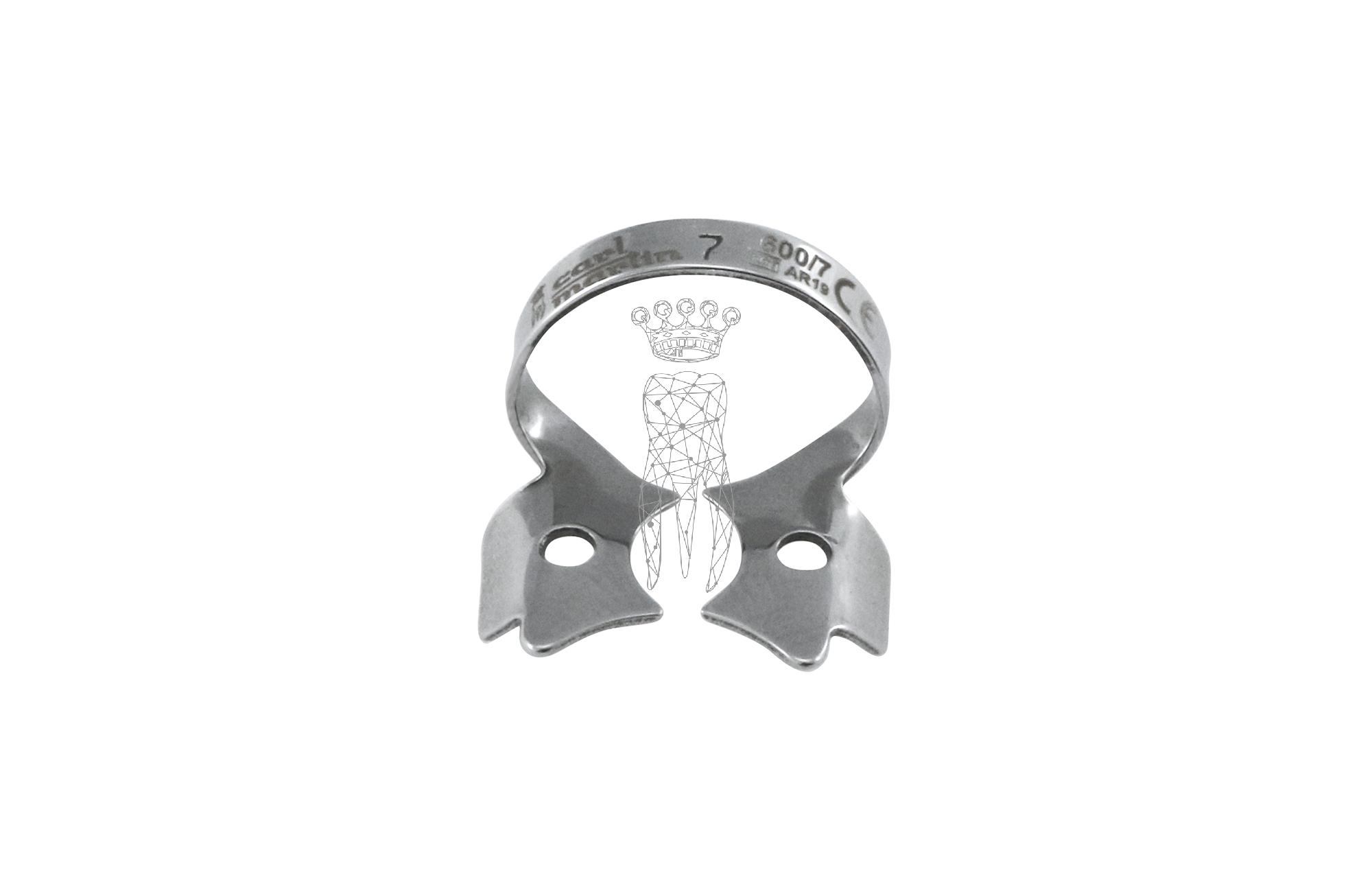 Kofferdamklammer #7 UK-Molar