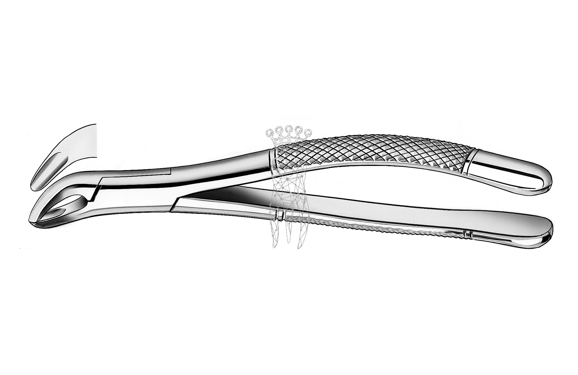 Extracting forceps american pattern Lower-Jaw for children