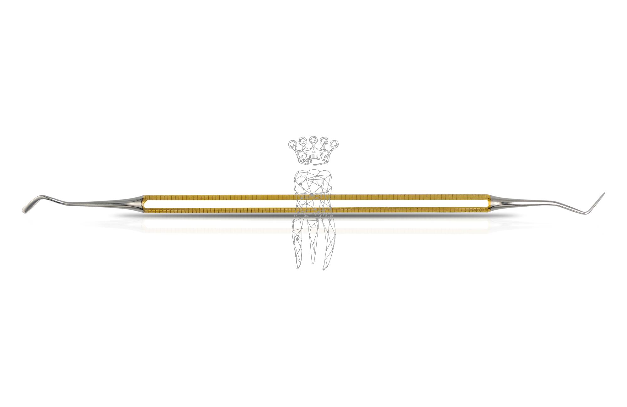 Spatel Universal ASH 2.0/2.5mm -0,40mm Compositinstrument PolyFill GOLD