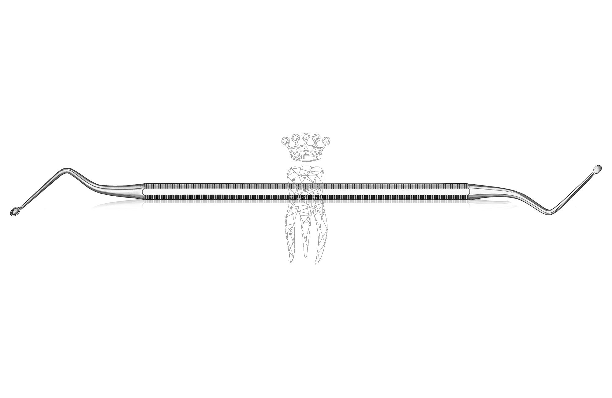 Bone curette Hemingway 2.0mm/3.0mm