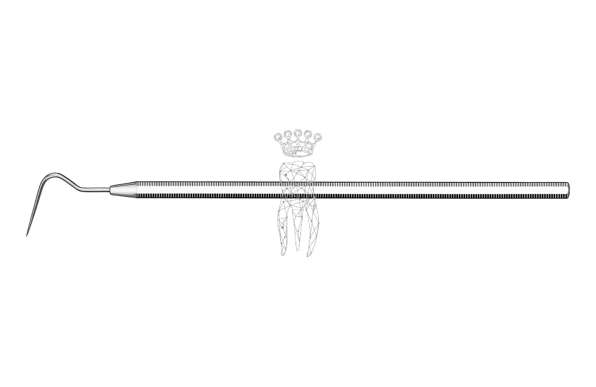 Zahnsonde Oktagonal-Griff